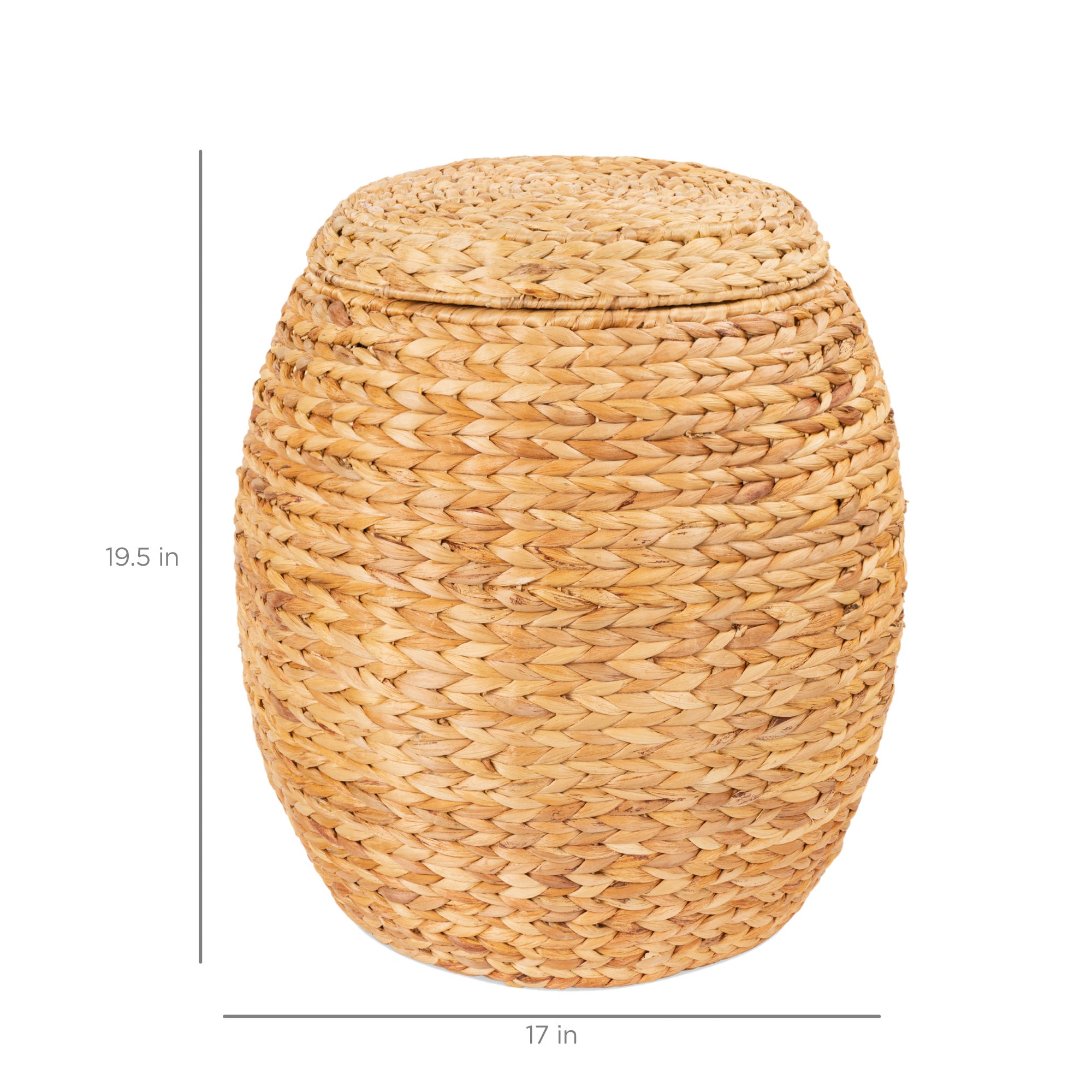 Multipurpose Hyacinth Storage Tote Basket