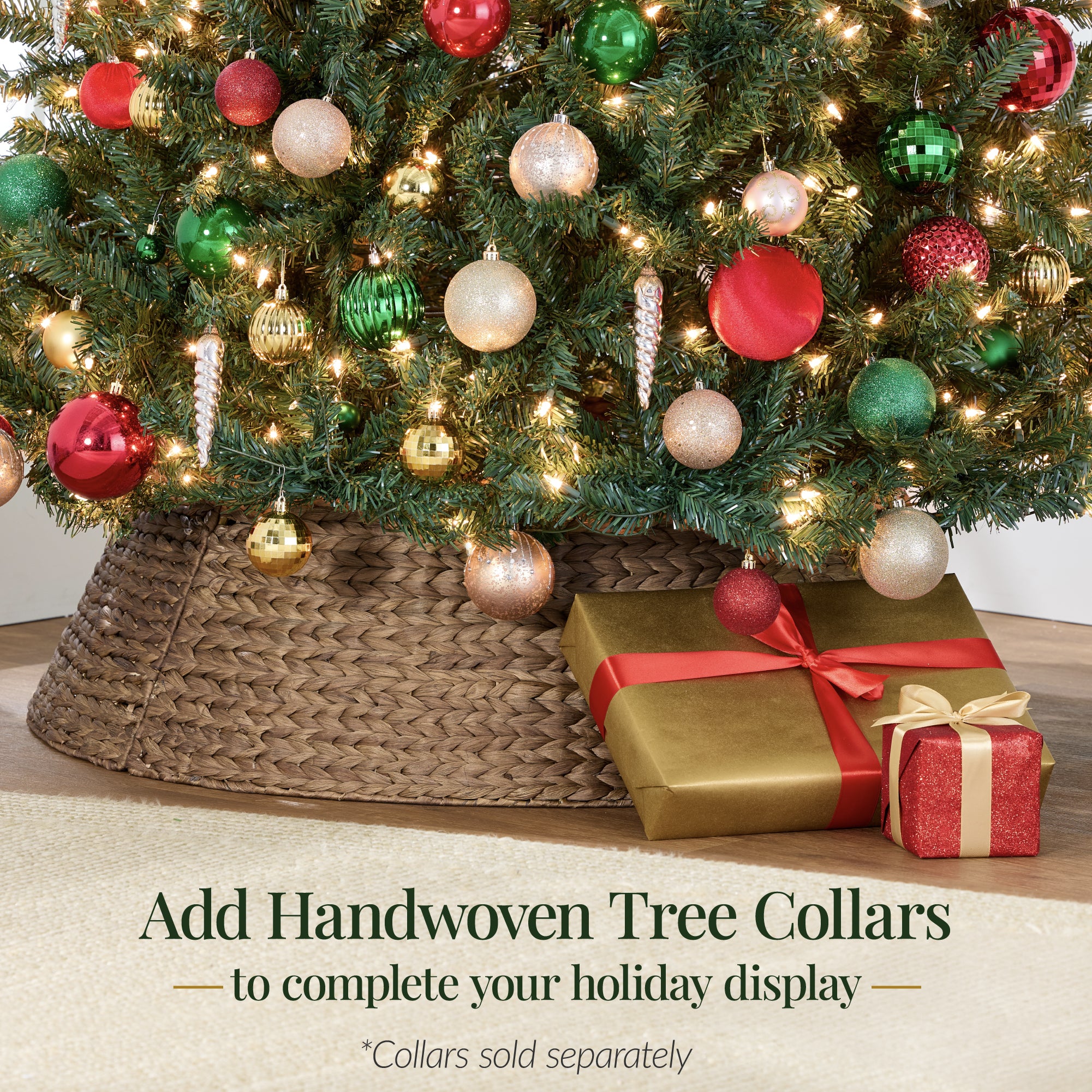 Artificial Christmas Tree with Viral Twinkling Lights, PreLit Spruce