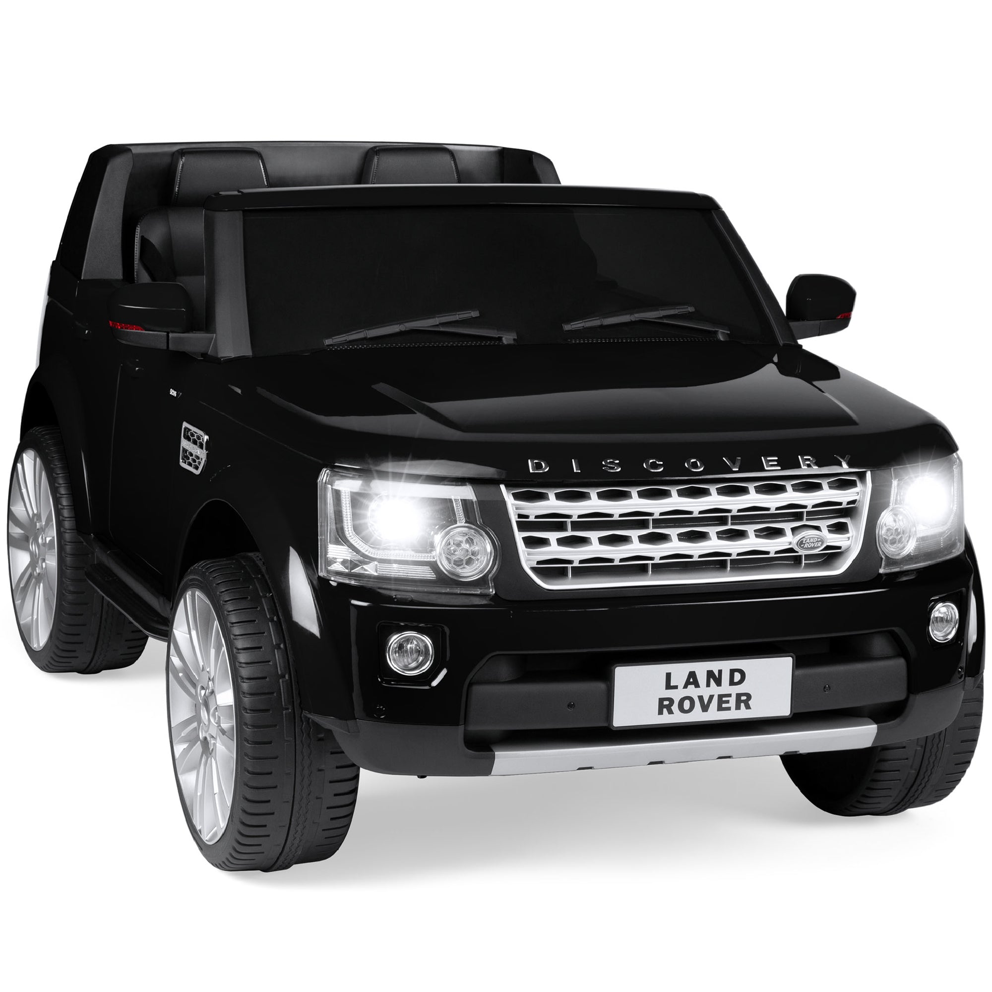12V 2-Seater Licensed Land Rover Ride-On w/ Parent Remote Control ...