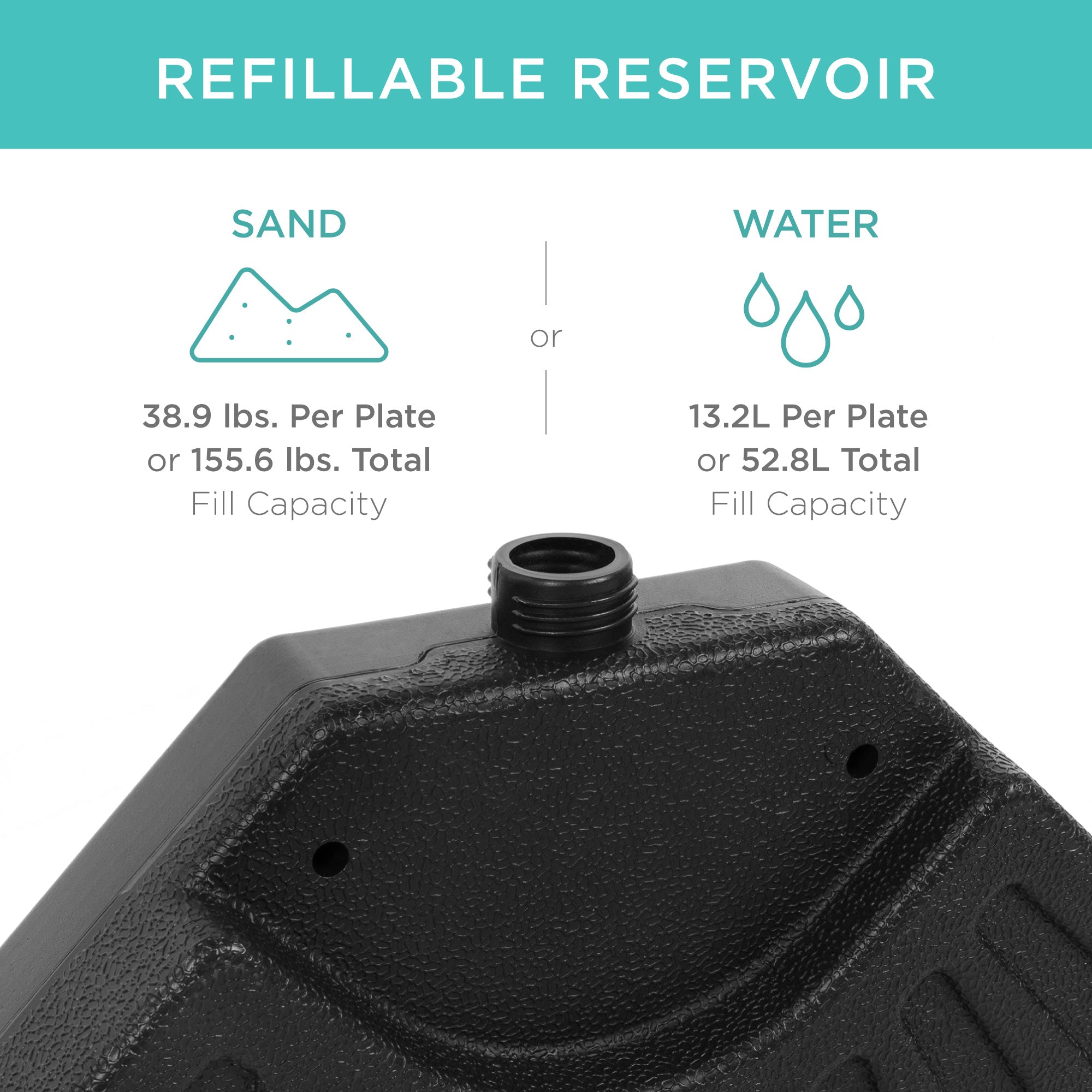 best sand for patio umbrella base Cantilever Offset Umbrella Base