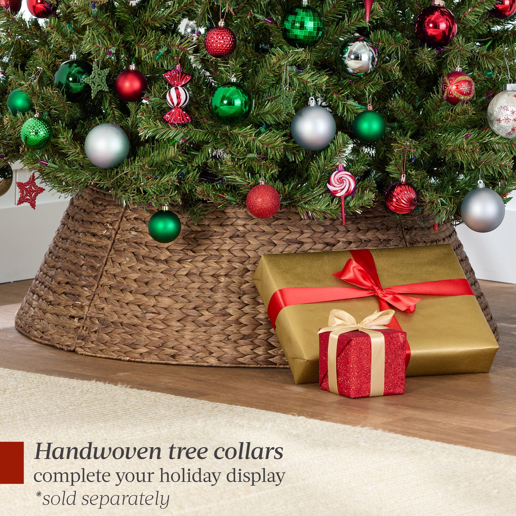 Pre-Lit Artificial Green Spruce Christmas Tree, w/Easy Assembly