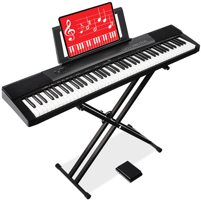 61-Key Beginners Electronic Keyboard Piano Set w/ Lighted Keys, Headph –  Best Choice Products