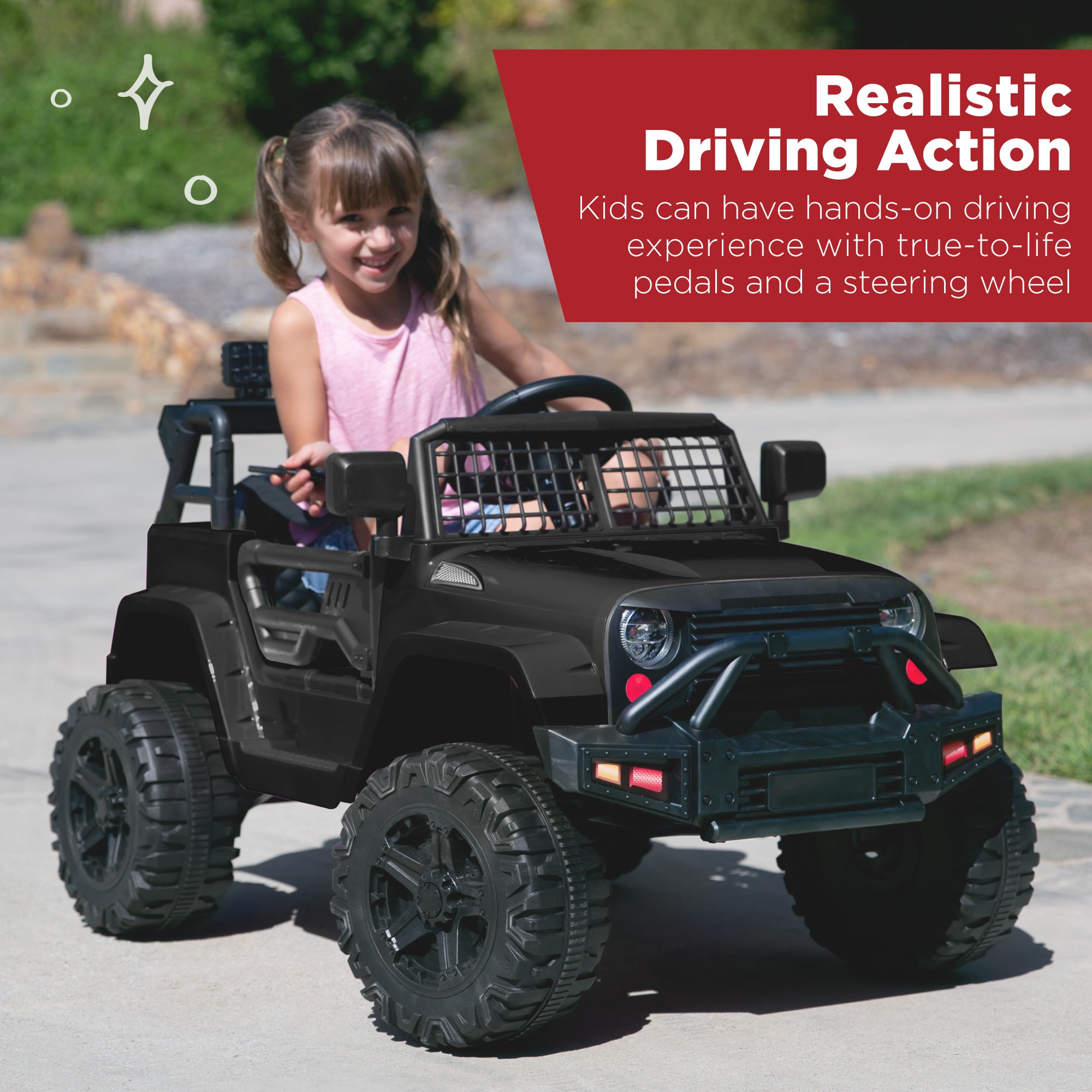 12V Kids Ride-On Truck Car w/ Parent Remote Control, Spring Suspension –  Best Choice Products