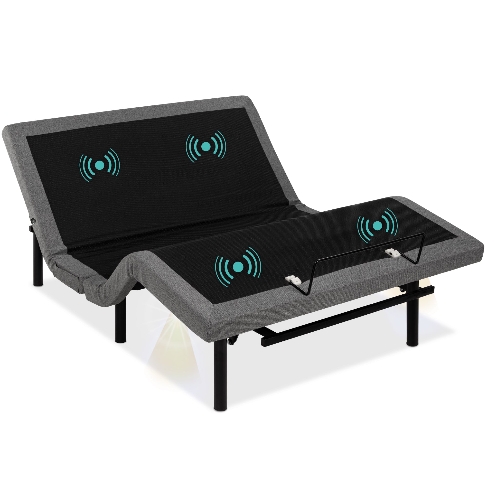 Adjustable Bed Base with Massage, Remote, USB Ports - Thumbnail 2