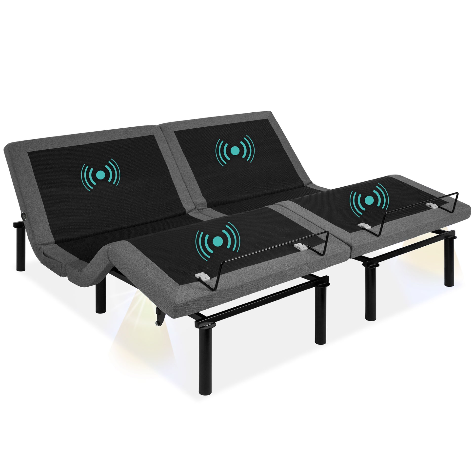 Adjustable Bed Base Massage Remote USB Ports