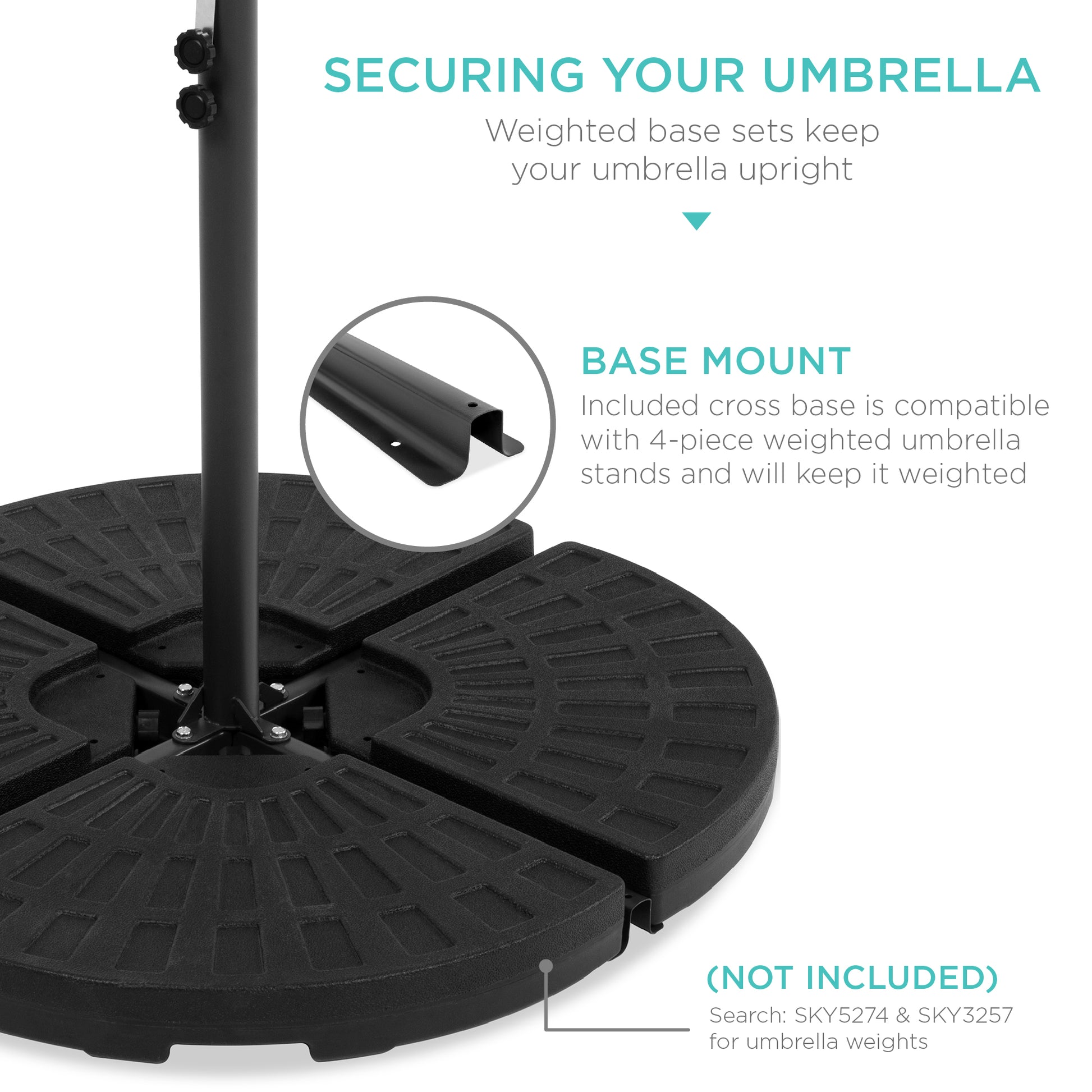 amazon 10 offset hanging patio umbrella by best choice products 10ft Solar LED Cantilever Market Umbrella, 8 Sturdy Ribs, Easy Adjustment with more space underneath than traditional patio umbrellas;EASY ADJUSTMENT Best Choice Products 10x10ft Cantilever