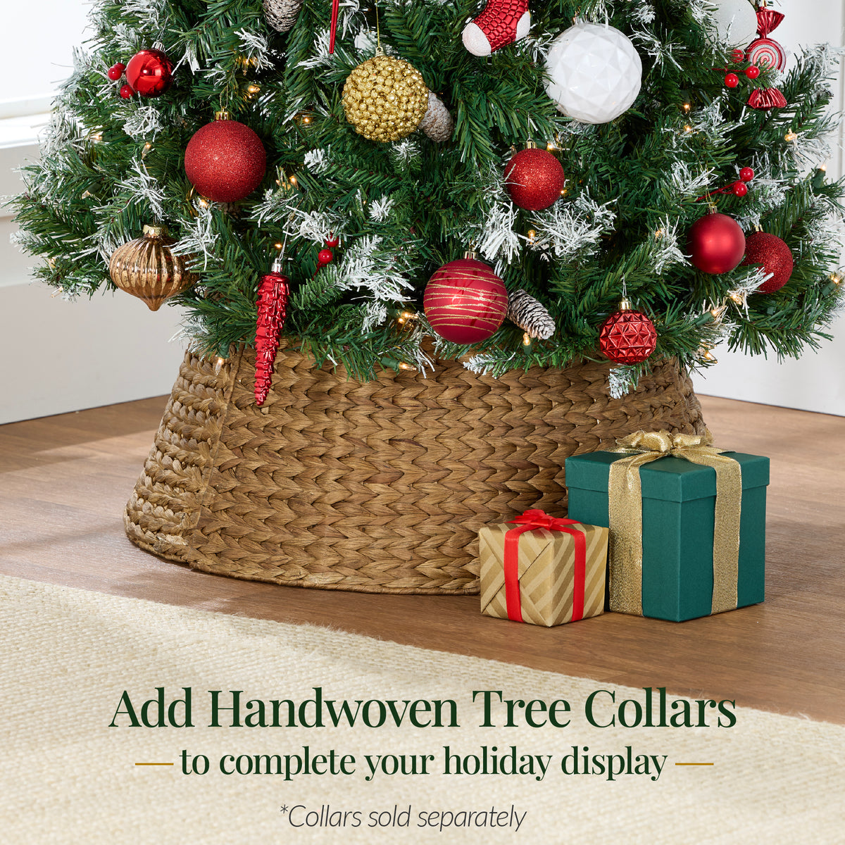 Christmas Tree PreLit Twinkling Lights Pre-Decorated Artificial Frosted Pine