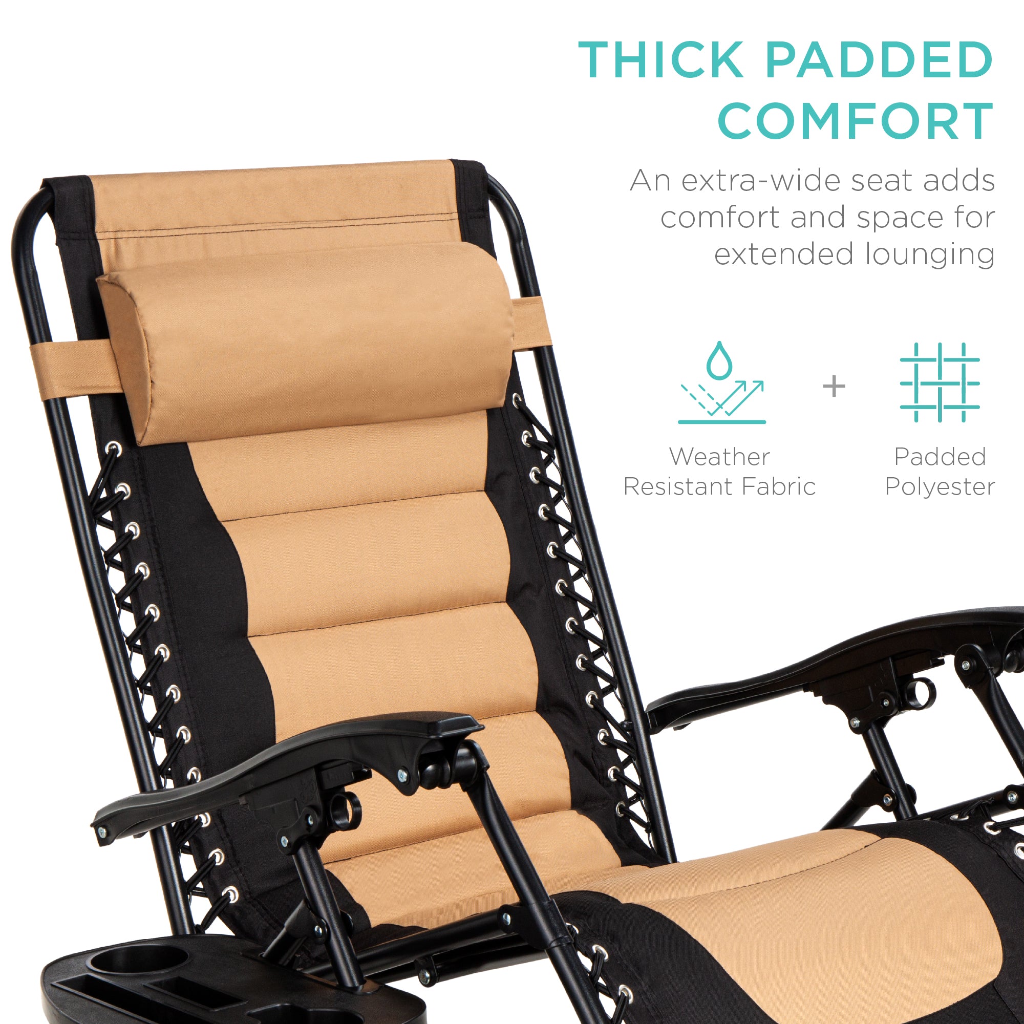 Padded zero gravity discount recliner