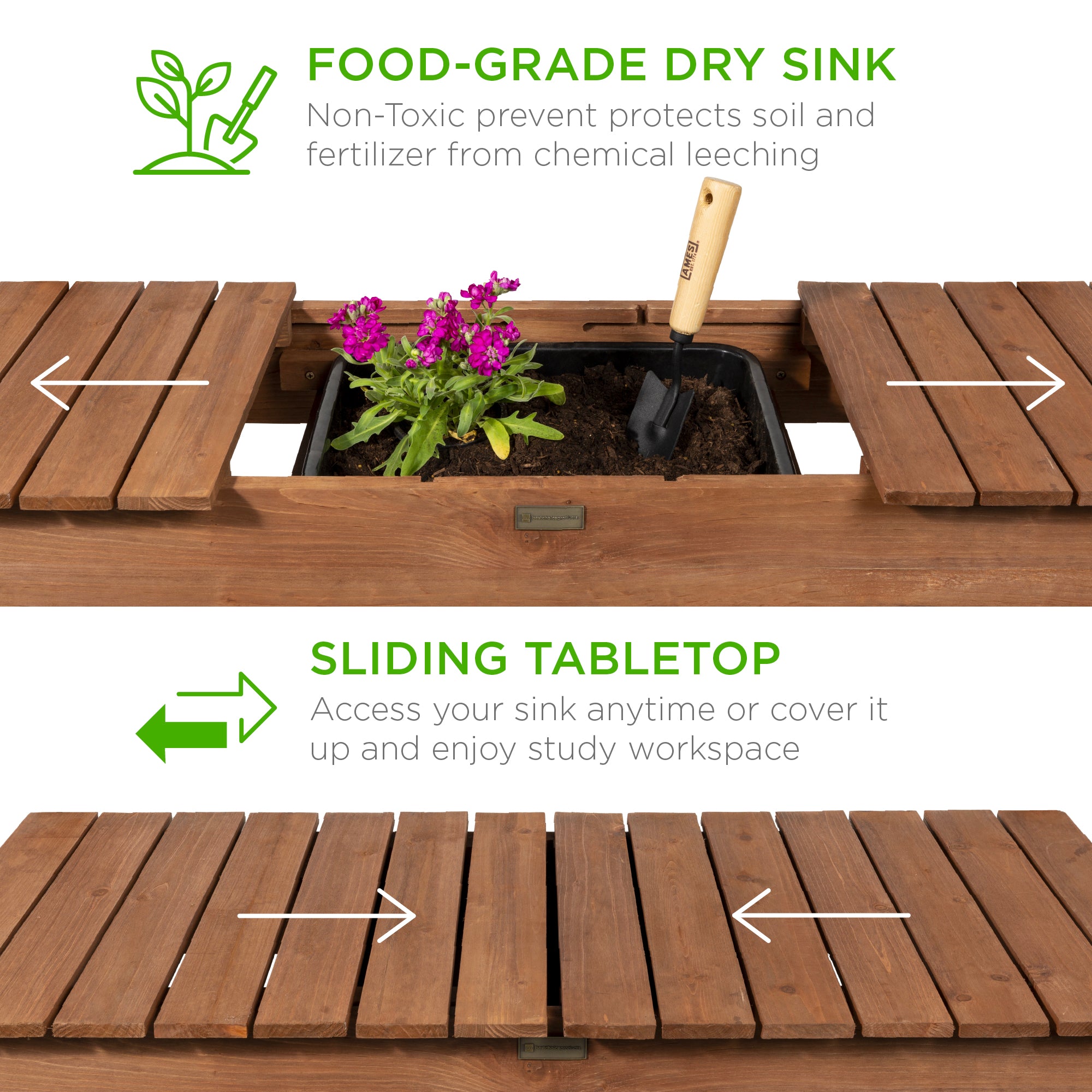 Best Choice Products Garden Potting Bench - Thumbnail 2