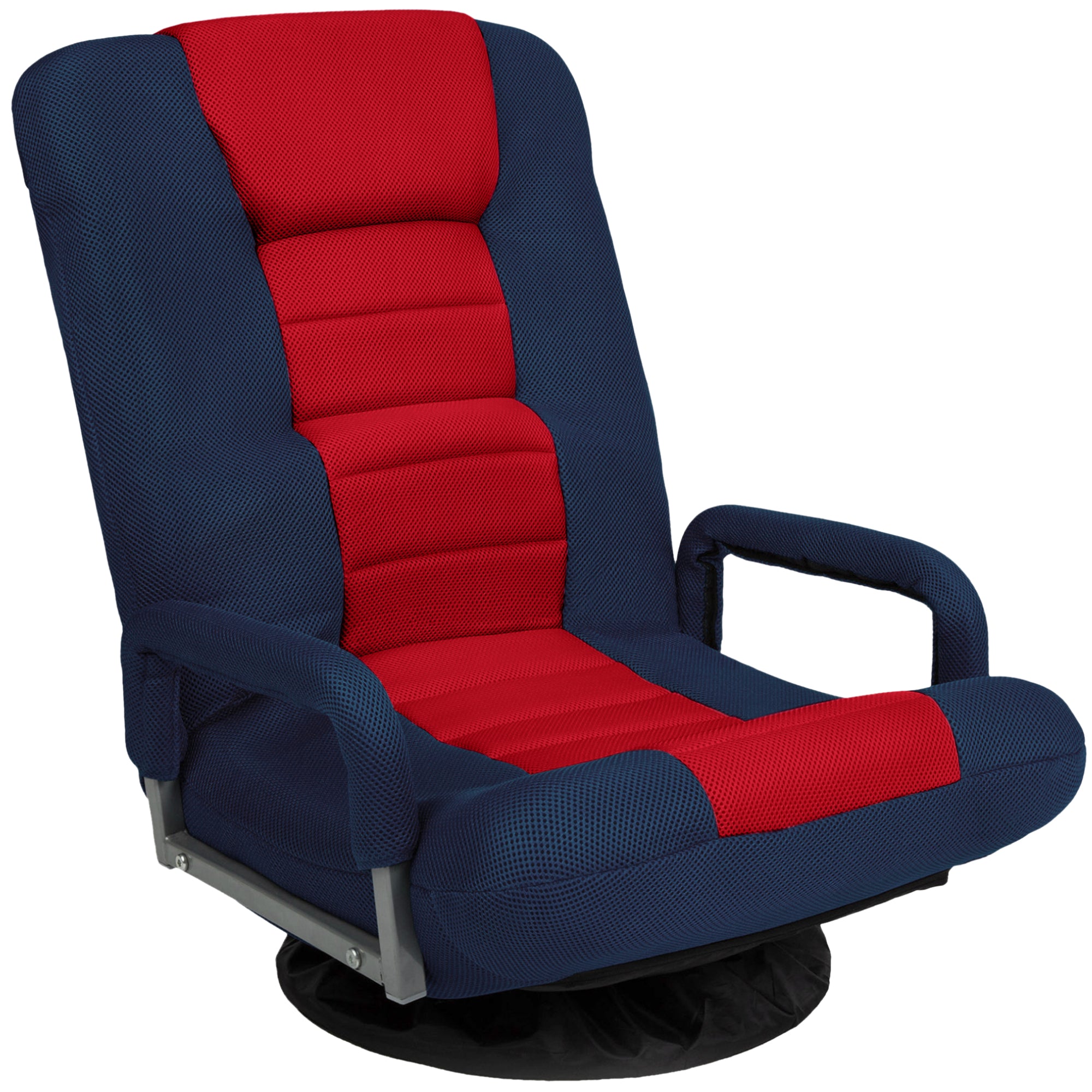 Gaming Floor Chair w/ 360-Degree Swivel, Armrest, Adjustable