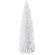 White Artificial Pencil Holiday Christmas Tree