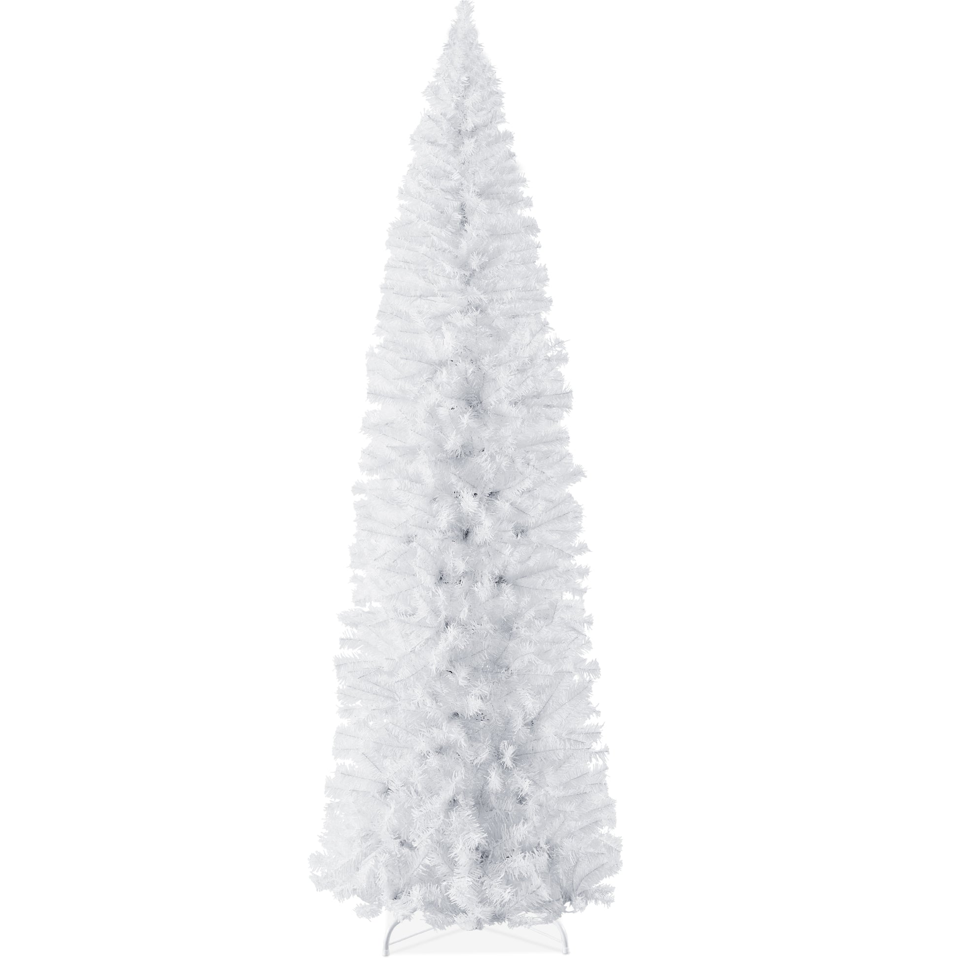 White Artificial Pencil Holiday Christmas Tree