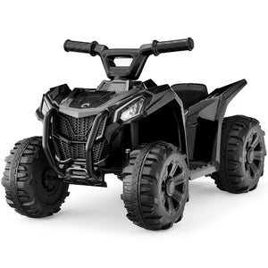 6V Kids Ride-On 4-Wheeler Quad ATV Car w/ 1.8mph Max Speed, Treaded Tires