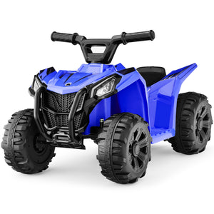 6V  Kids Ride-On 4-Wheeler Quad ATV Car w/ 1.8mph Max Speed, Treaded Tires