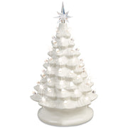 Ceramic Christmas Tree, Pre-lit Tabletop Holiday Tree