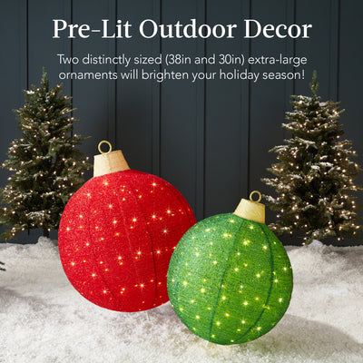 A Set of 4 Christmas Tree, Porch or Patio Decoration Color LED Lanterns  Battery Powered. Outdoor Christmas Tree Decor. Christmas Ornaments 