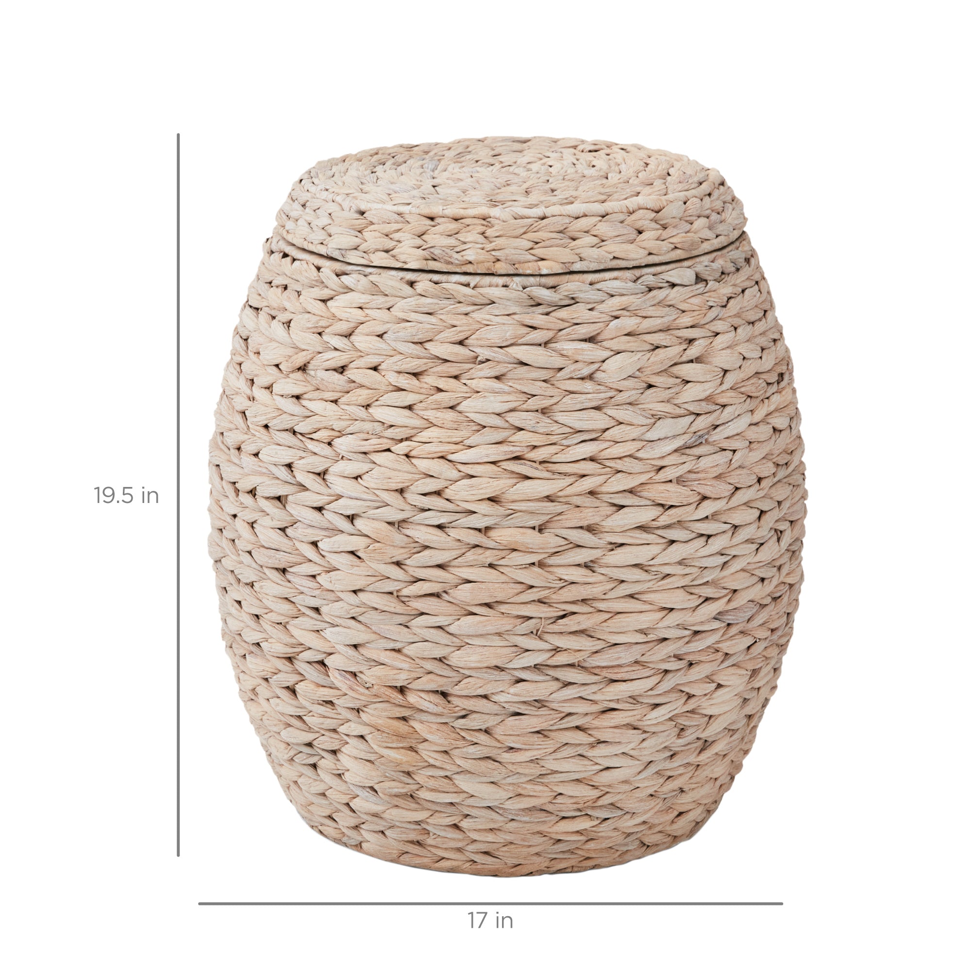 Multipurpose Hyacinth Storage Tote Basket – Best Choice Products