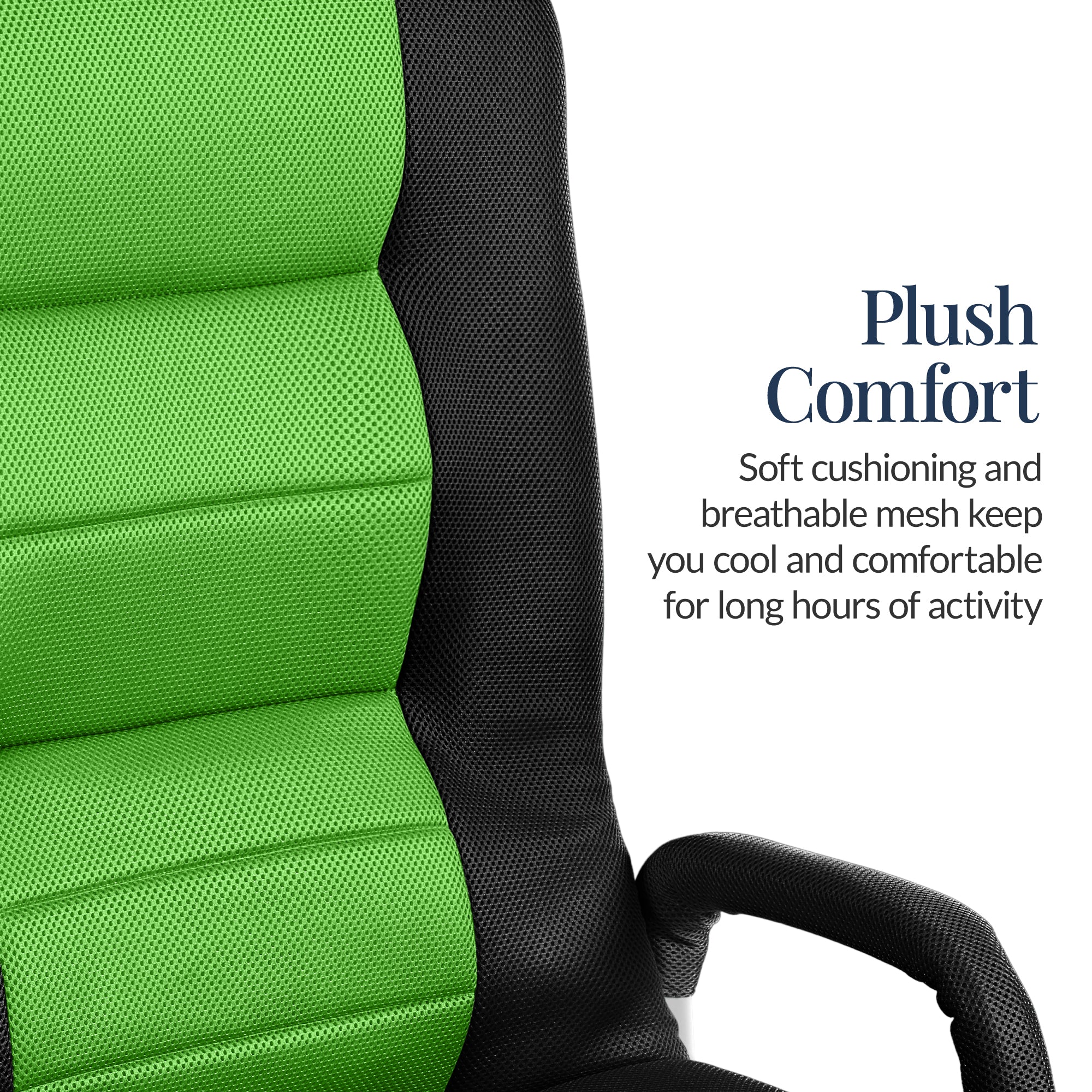 Gaming Floor Chair w/ 360-Degree Swivel, Armrest, Adjustable Backrest