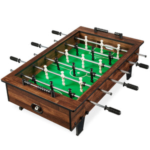 Tabletop Foosball Set, Arcade Table Soccer w/ 2 Balls - 40in
