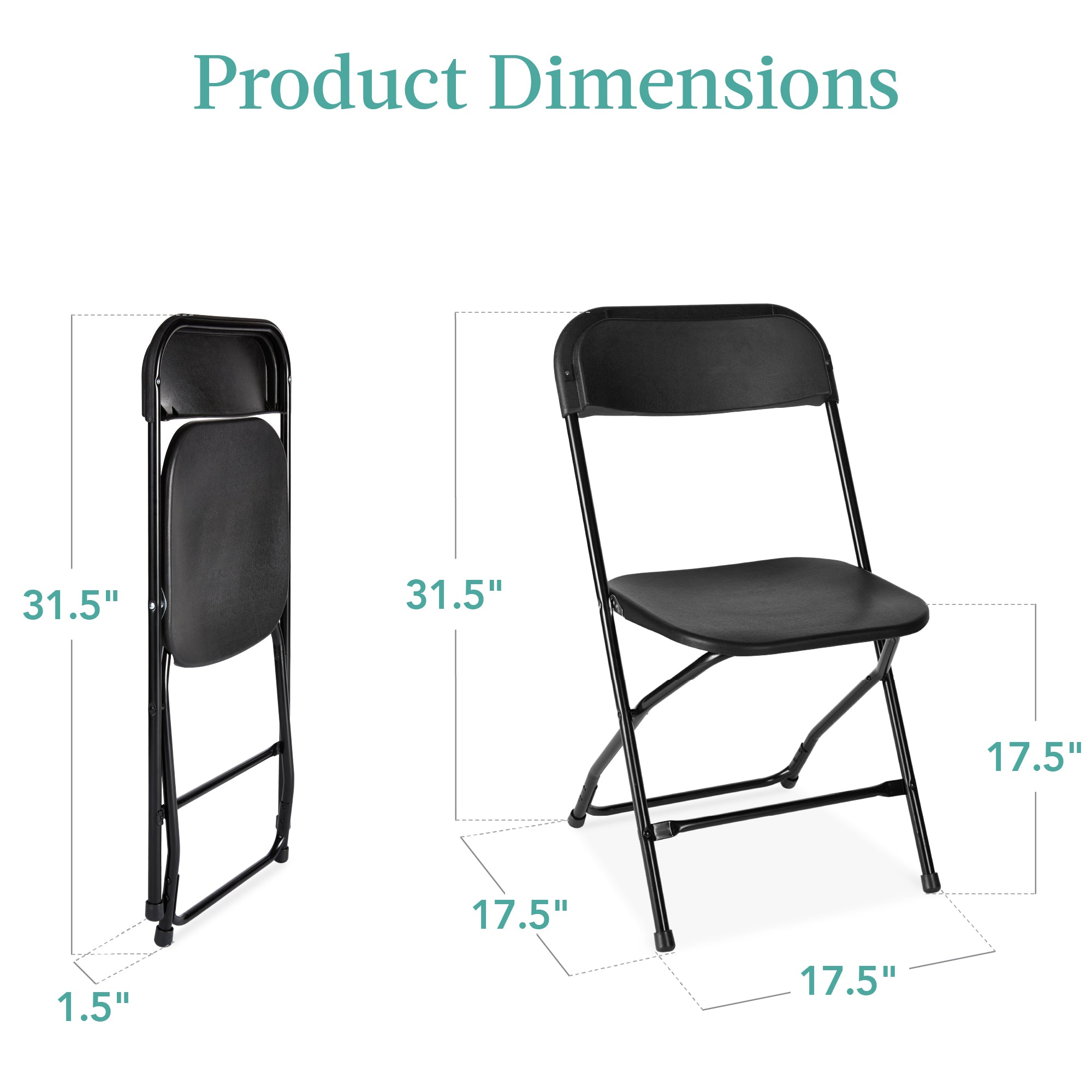 Folding chairs discount set of 10