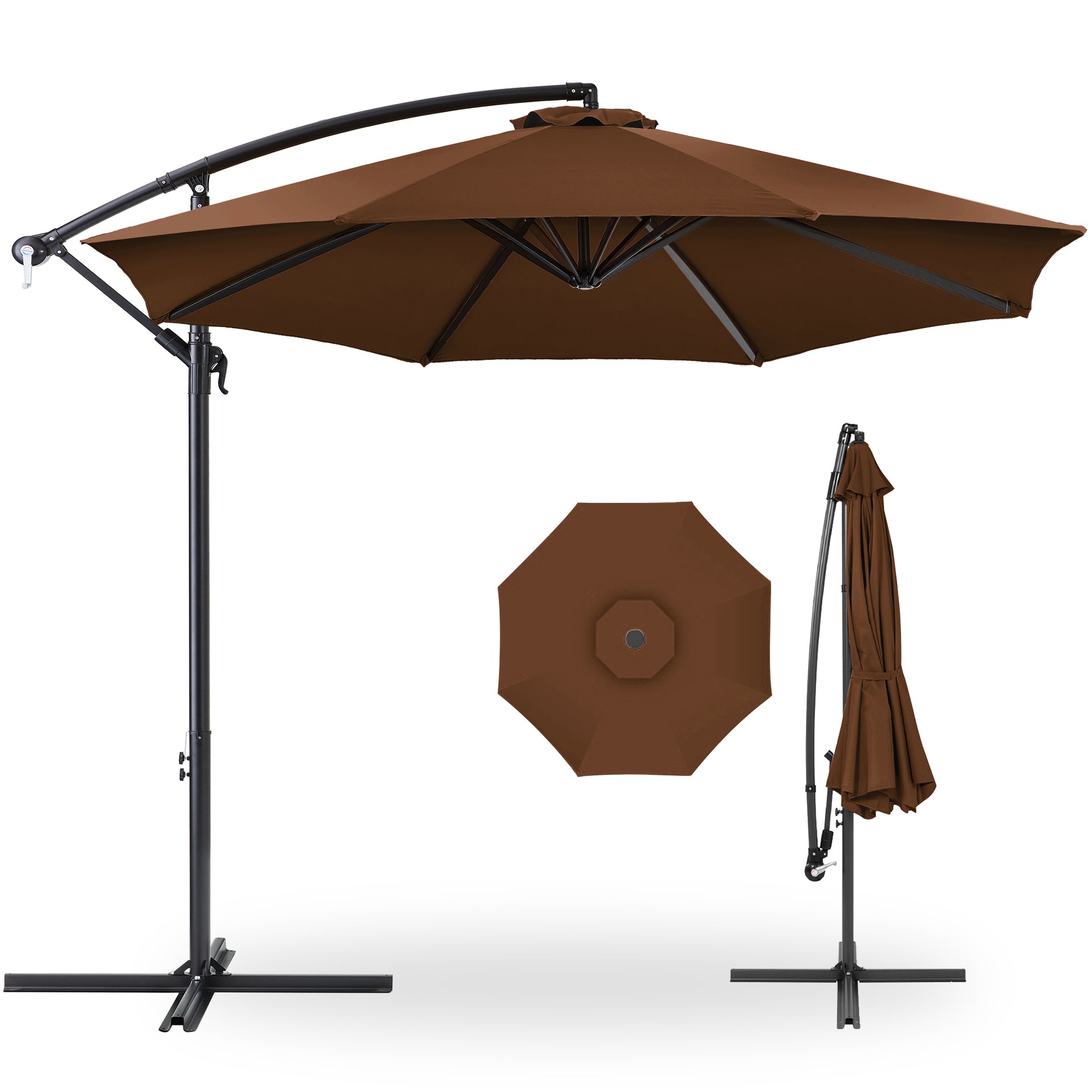 10 hanging patio umbrella brown colors Offset this large outdoor umbrella Shoei Neotec 3 Sharpen Color:Green/White/Pink Lane Splitter