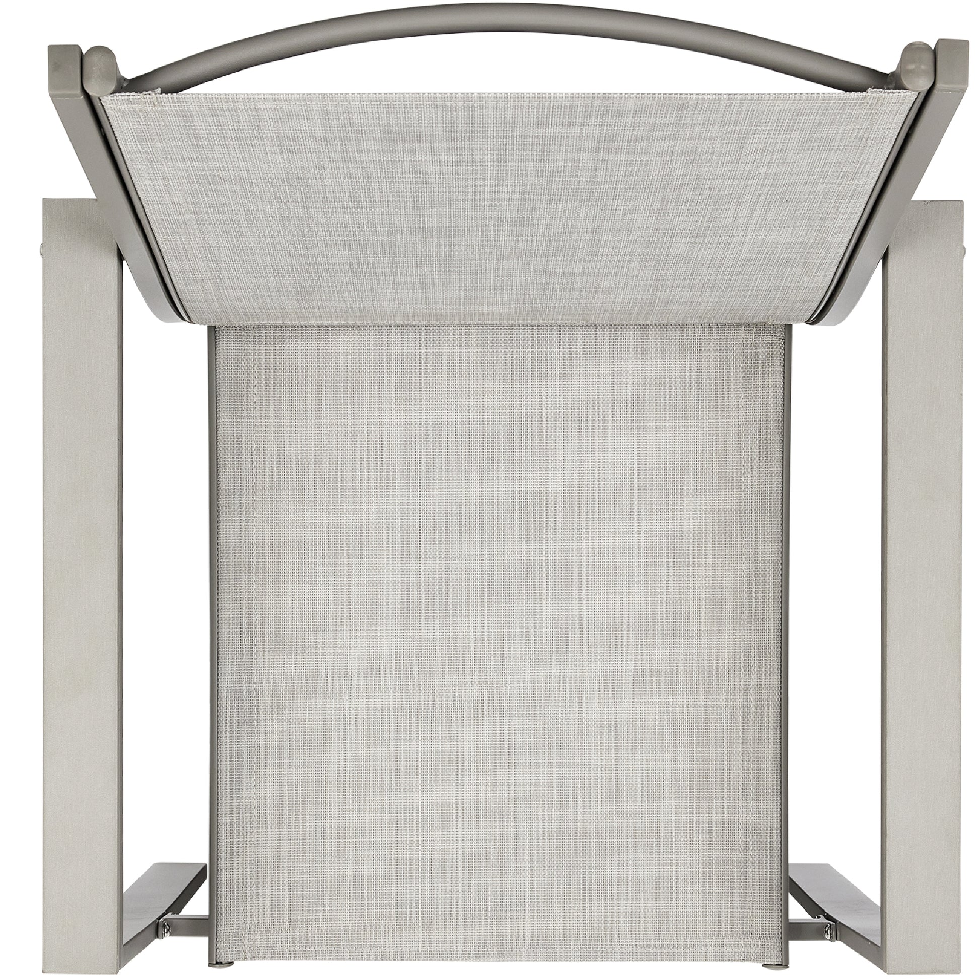 4-Piece Textilene Outdoor Conversation Set w/ Cushions, Table