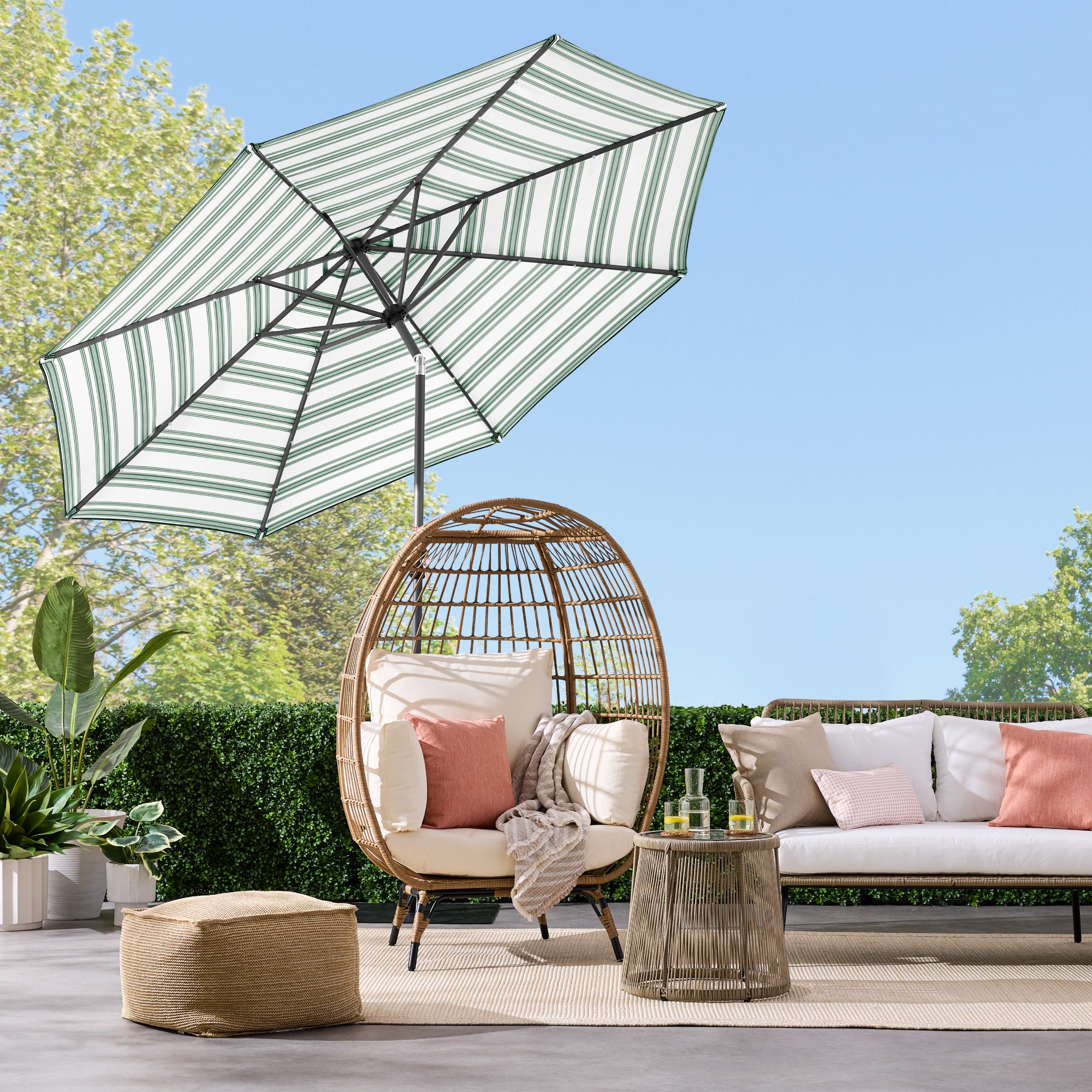 best choice products 10ft solar led patio umbrella instructions Square Woodgrain Pattern 2-Tier Outdoor Cantilever w/ Base as its lowest point rests 79 inches from the ground Solar LED Lighted Striped Patio