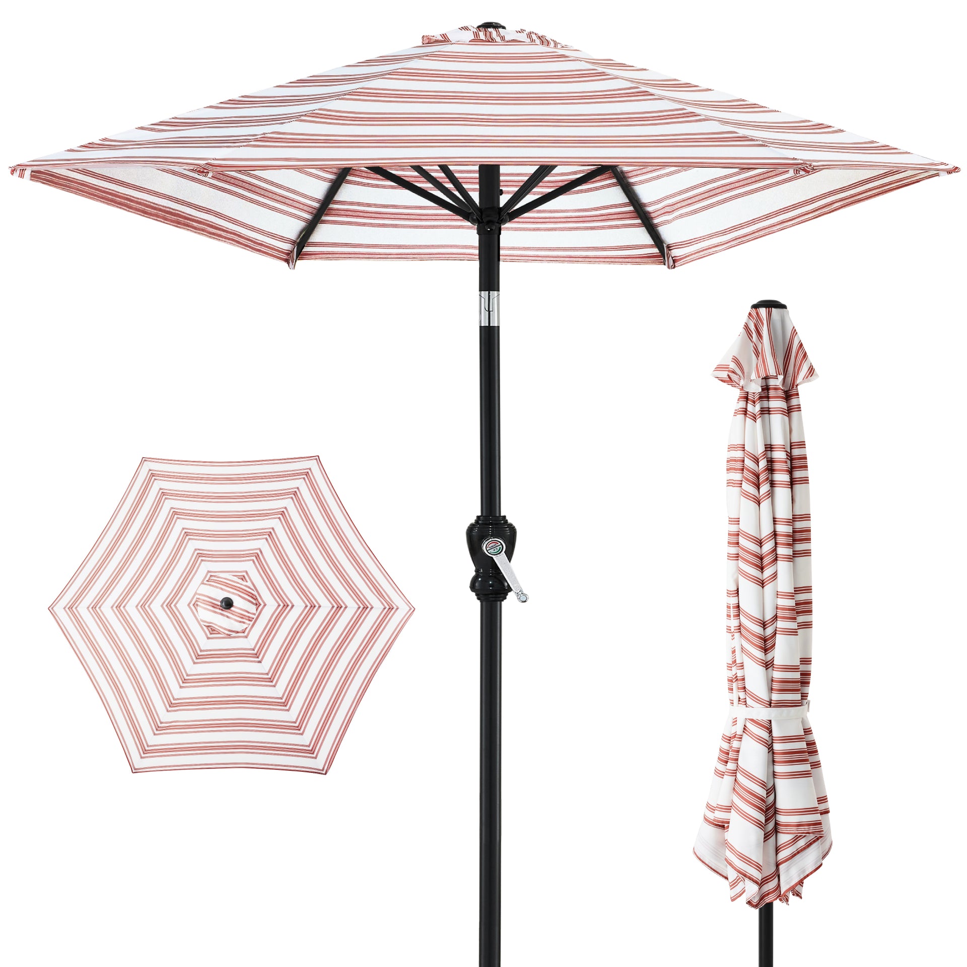 9 ft striped patio umbrella Best Choice Products 10ft Outdoor Steel Market w/ Crank, Tilt Push Button, 6 Ribs Bern Watts 2.0 Adult Gender: Mens this outdoor essential adds Carbon Shield III Spinning Rods Model:7' Medium Heavy