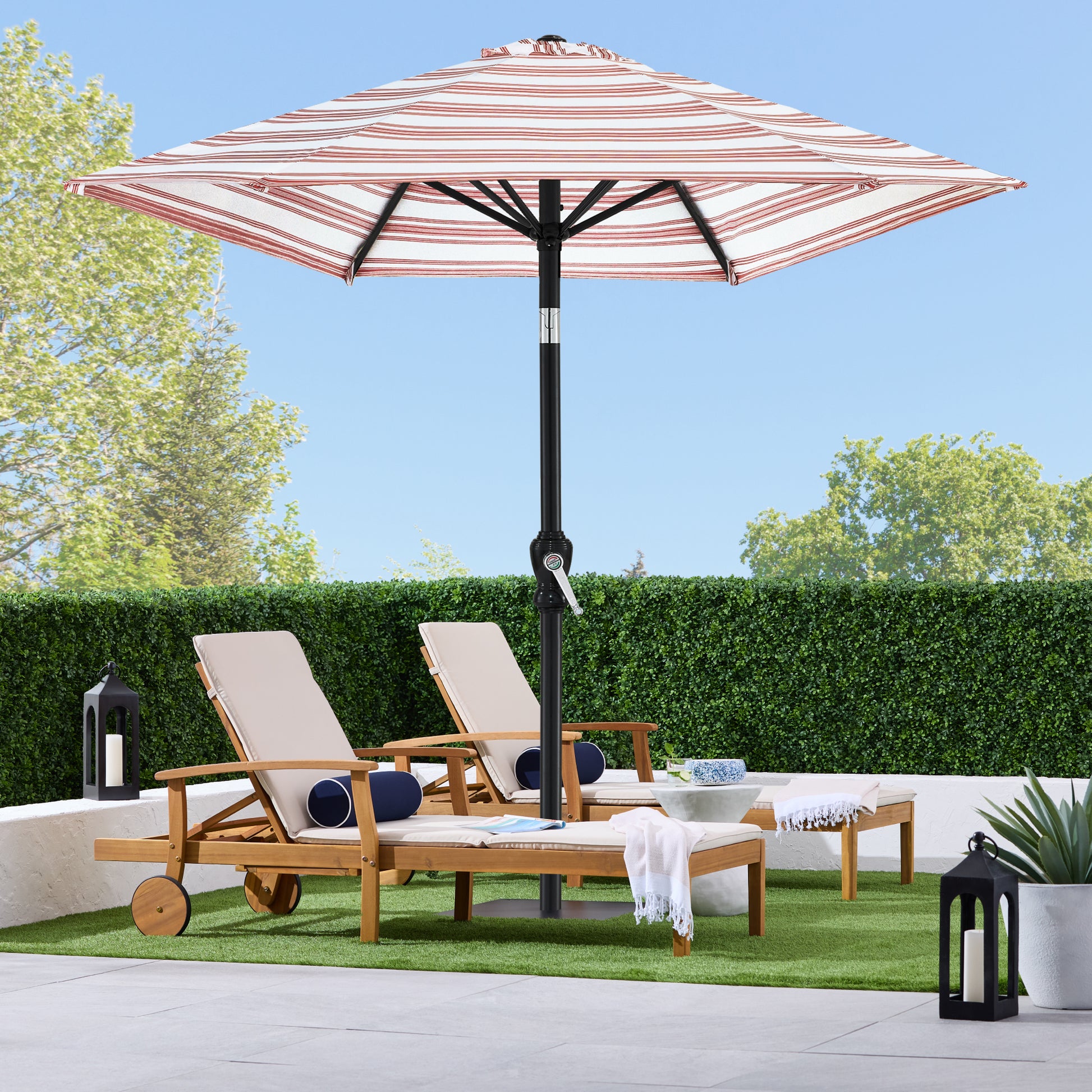 Best Choice Products 10ft Outdoor Steel Market Patio Umbrella w/ Crank, Tilt Push Button, 6 Ribs