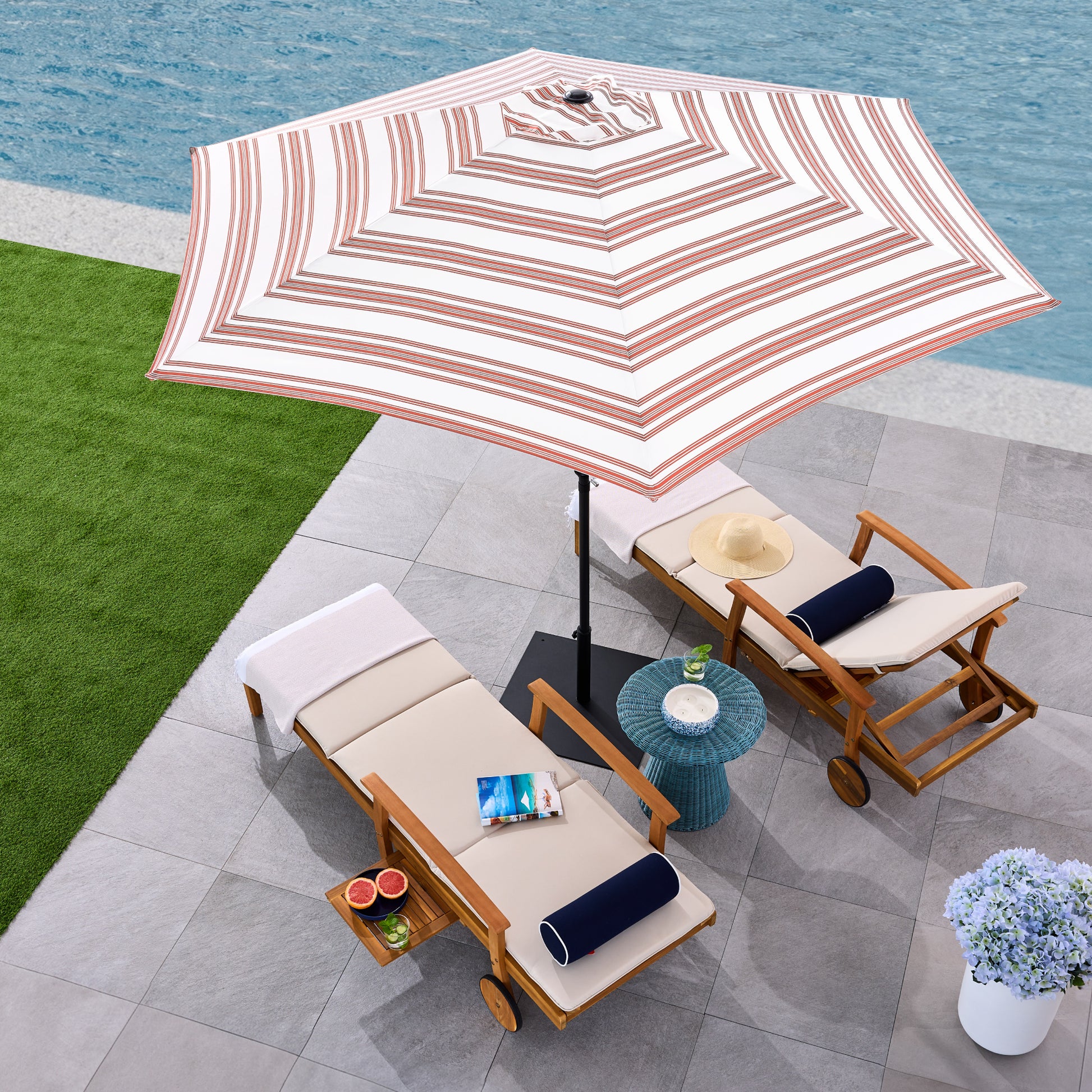 Best Choice Products 10ft Outdoor Steel Market Patio Umbrella w/ Crank, Tilt Push Button, 6 Ribs