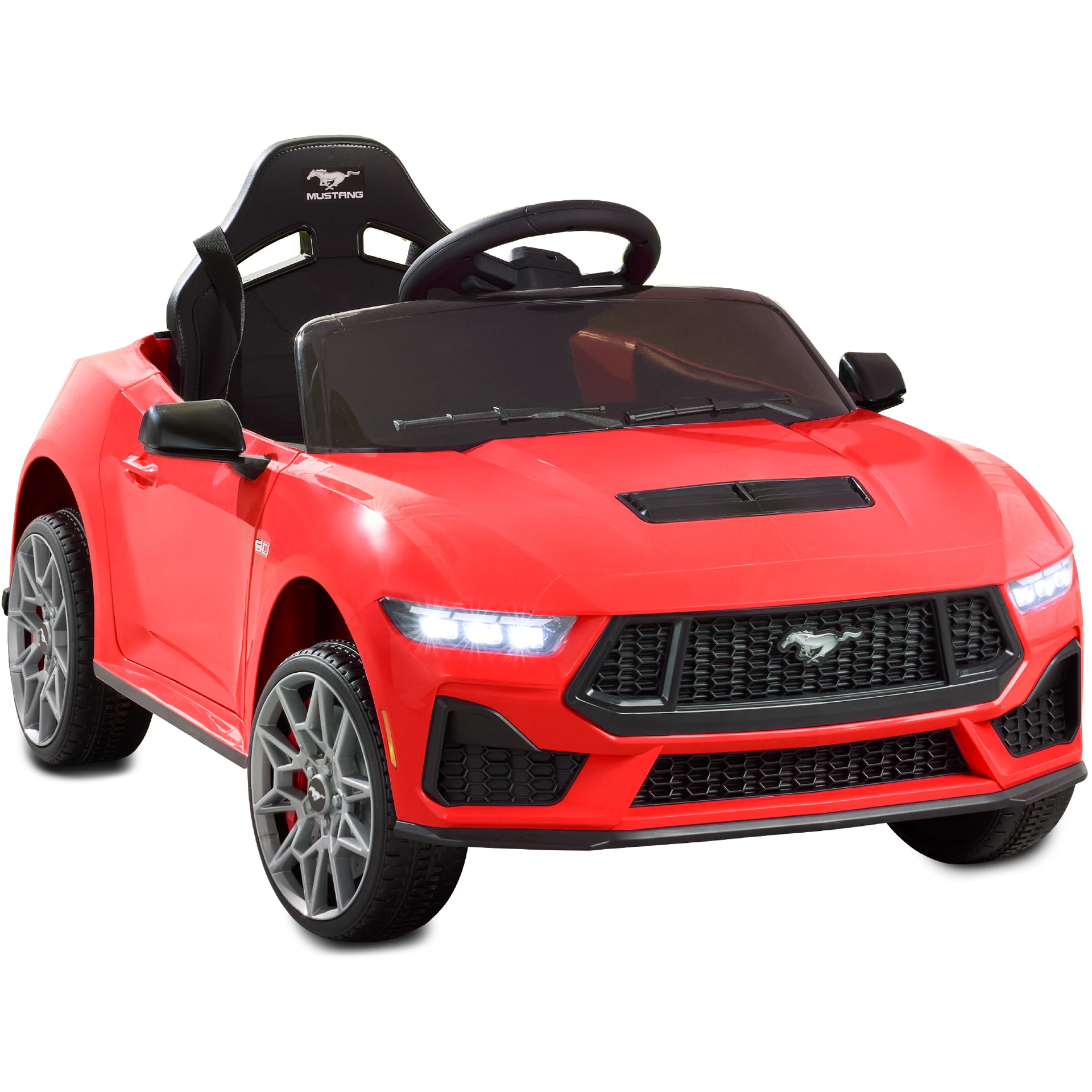 12V Kids Ride-On Car Officially Licensed Ford Mustang w/ Remote
