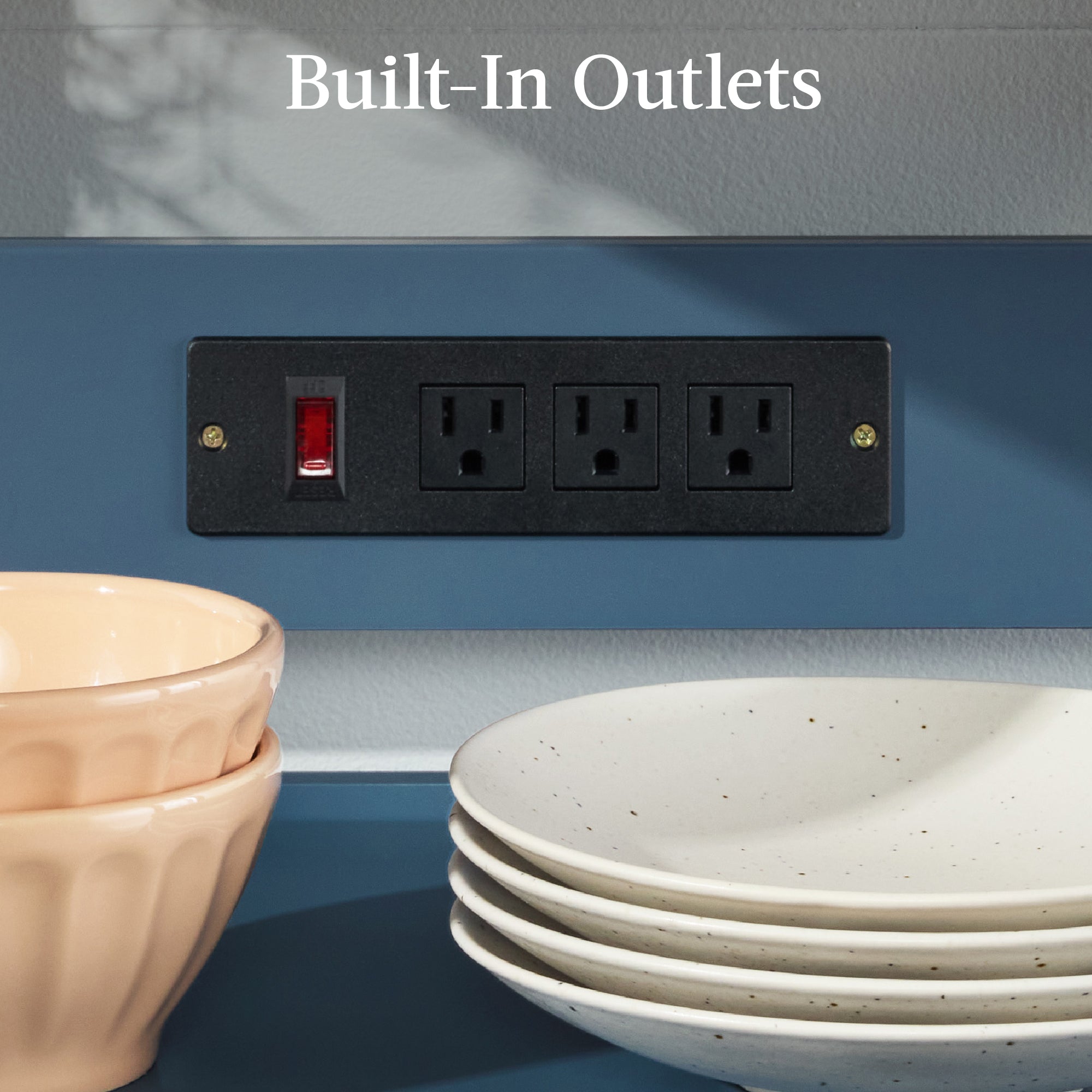 Rolling Kitchen Island Cart, Cabinet w/Drawer, Sliding Tray, Outlet