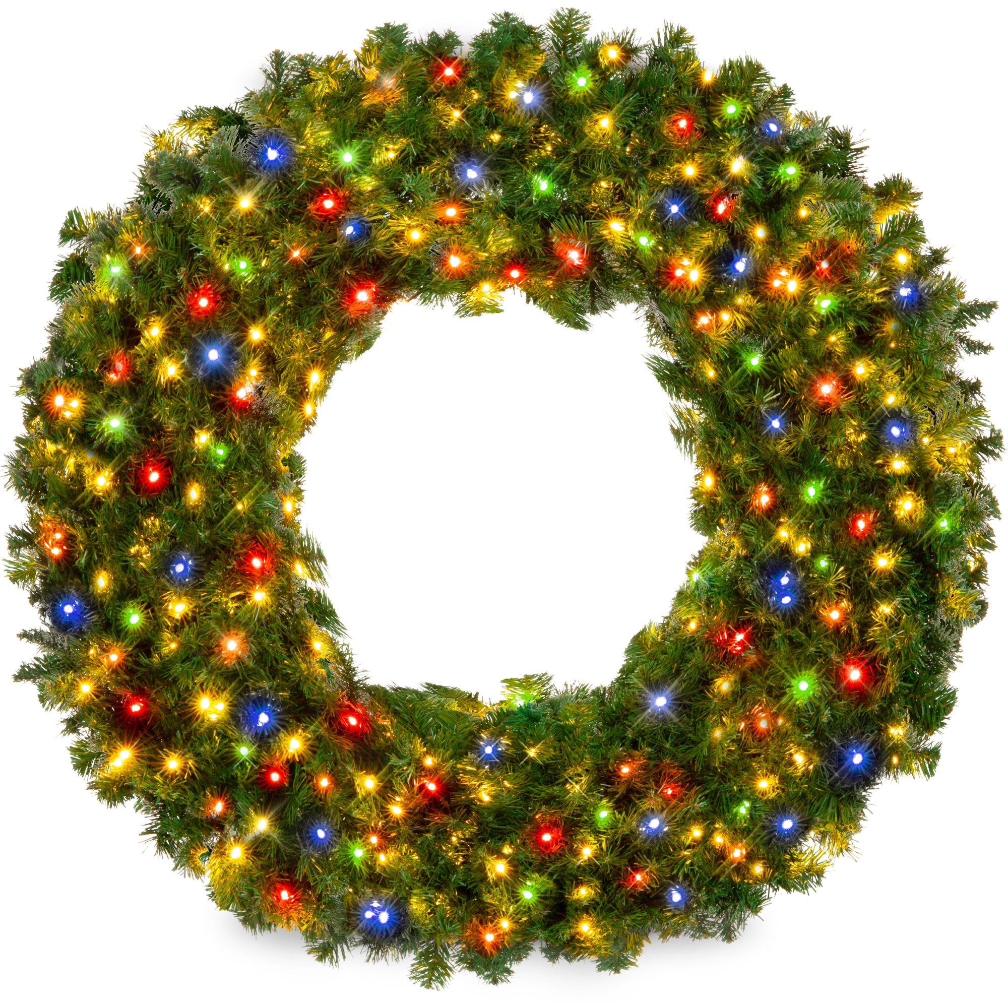 2024 christmas wreath① Christmas Ball Wreath with Bow, 2024 Red Bow Christmas