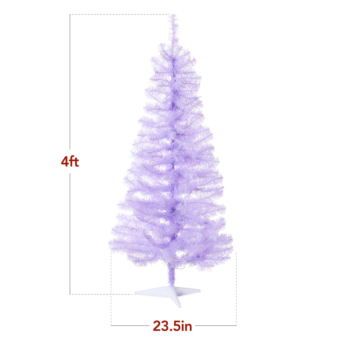 Mini 4ft Tree Prelit Colorful Mini Spruce Christmas Tree w/ LED Lights - 4ft – Best ...
