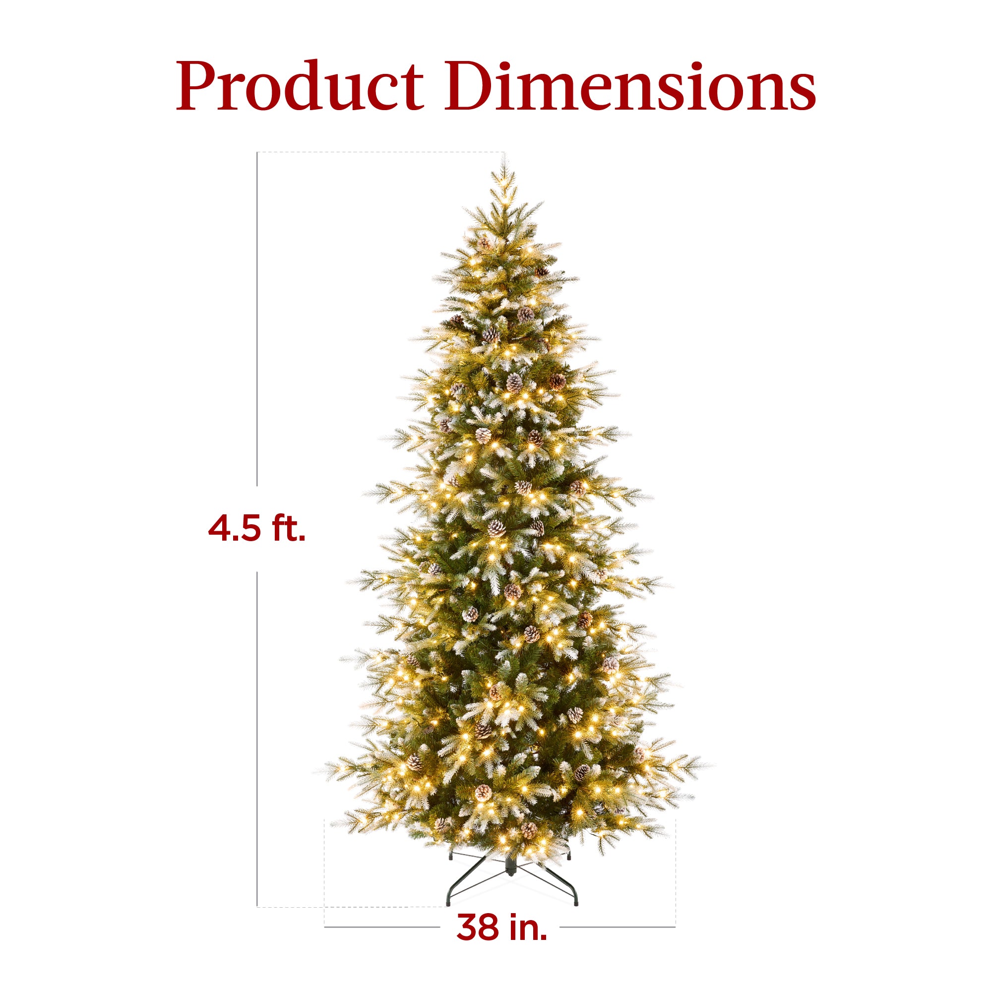 Best Choice Products Aspen Noble Fir Christmas Tree - Thumbnail 2