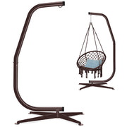 Curved Hanging Hammock C-Stand w/ All-Weather, Steel Frame - Stand Only