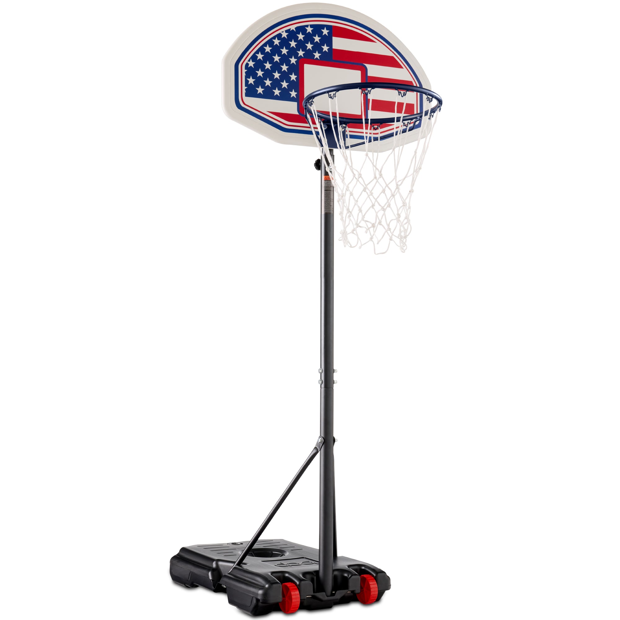 ami9622　0923 Kids Height-Adjustable Basketball Hoop, Portable Backboard System