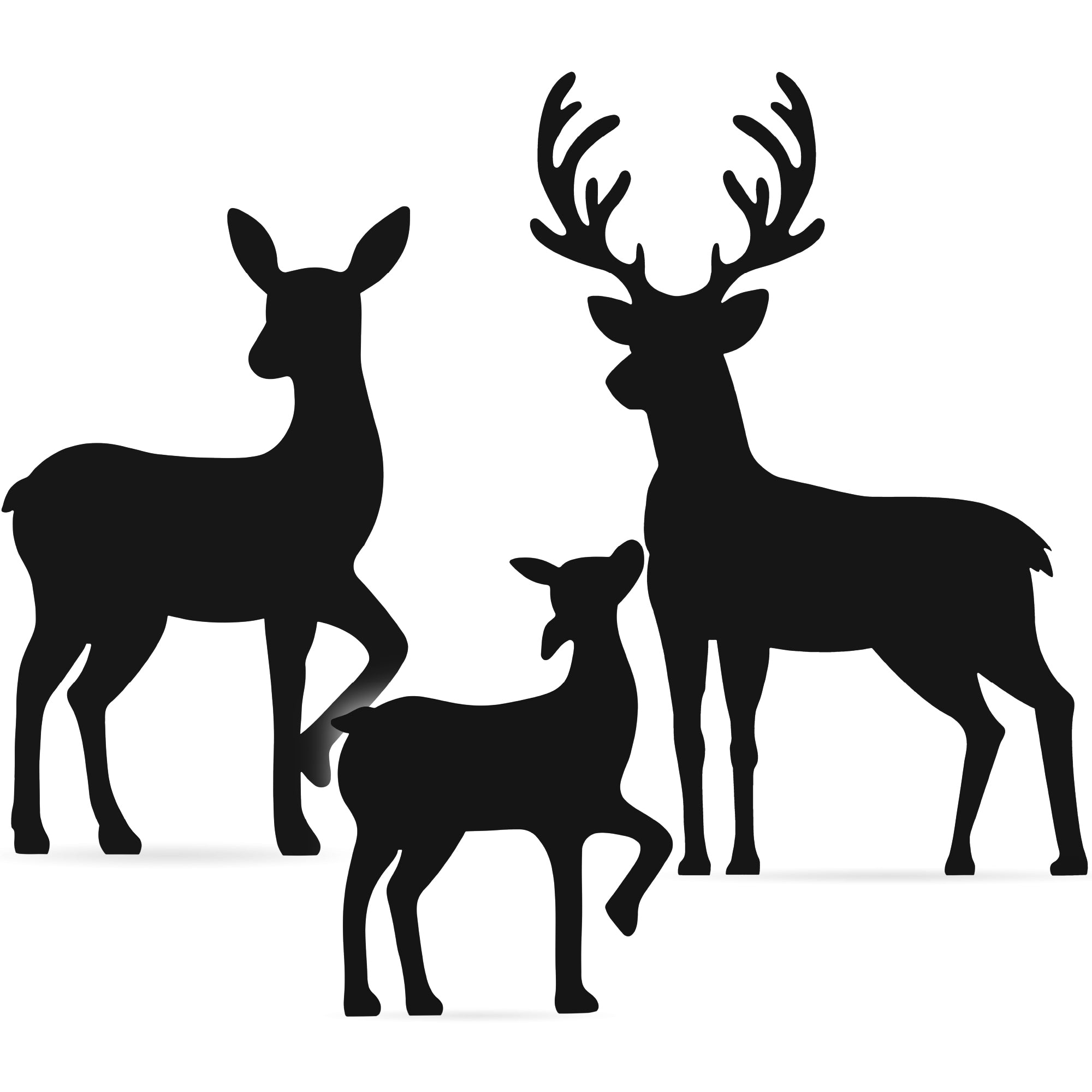Best Choice Products Deer Family Silhouette Yard Decoration - Thumbnail 2