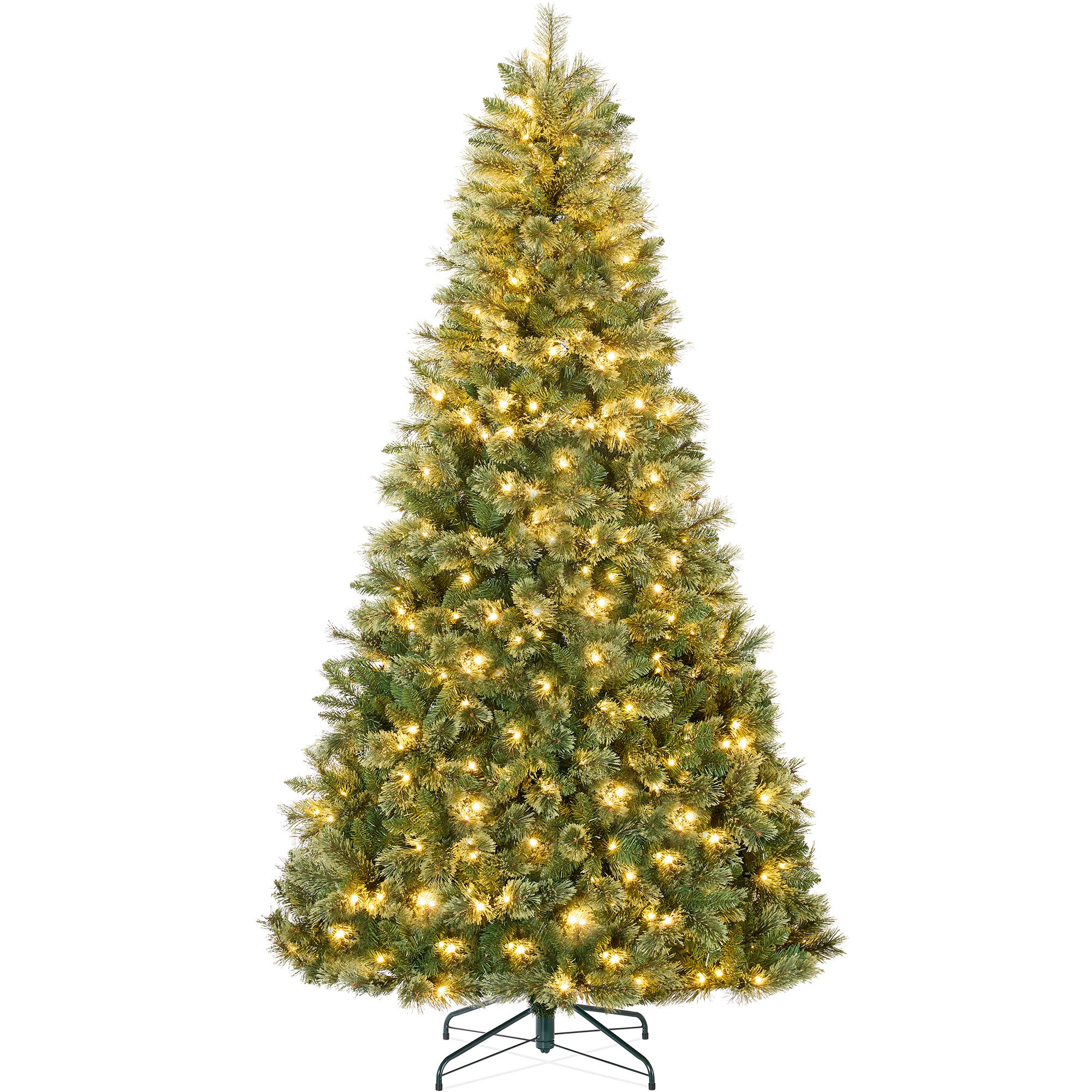Pre-Lit Premium Cashmere Christmas Tree w/ Cordless Connection, LED Lights