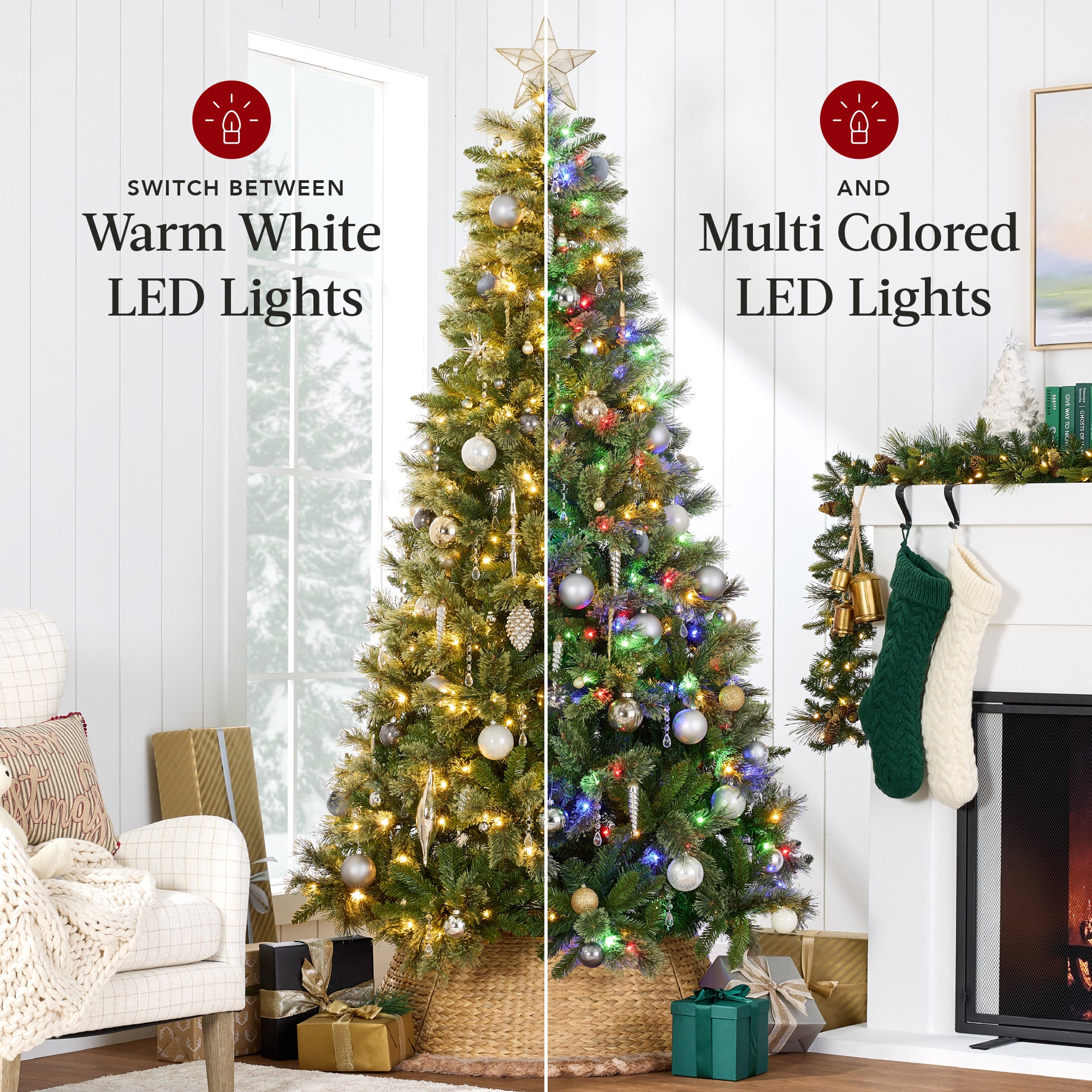 Best Choice Products Cashmere Christmas Tree - Thumbnail 3