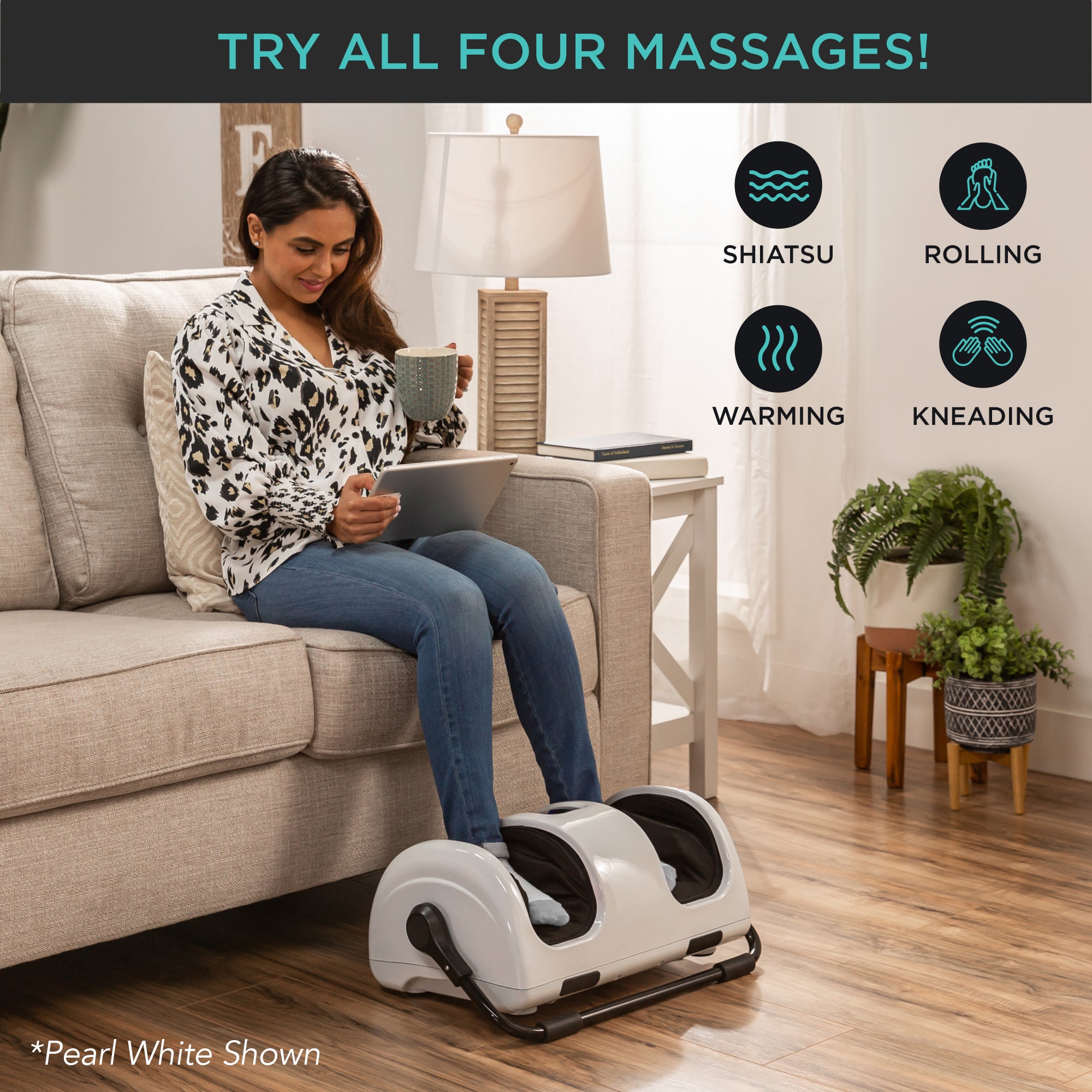 Best Choice Products Shiatsu Foot Massager - Thumbnail 5