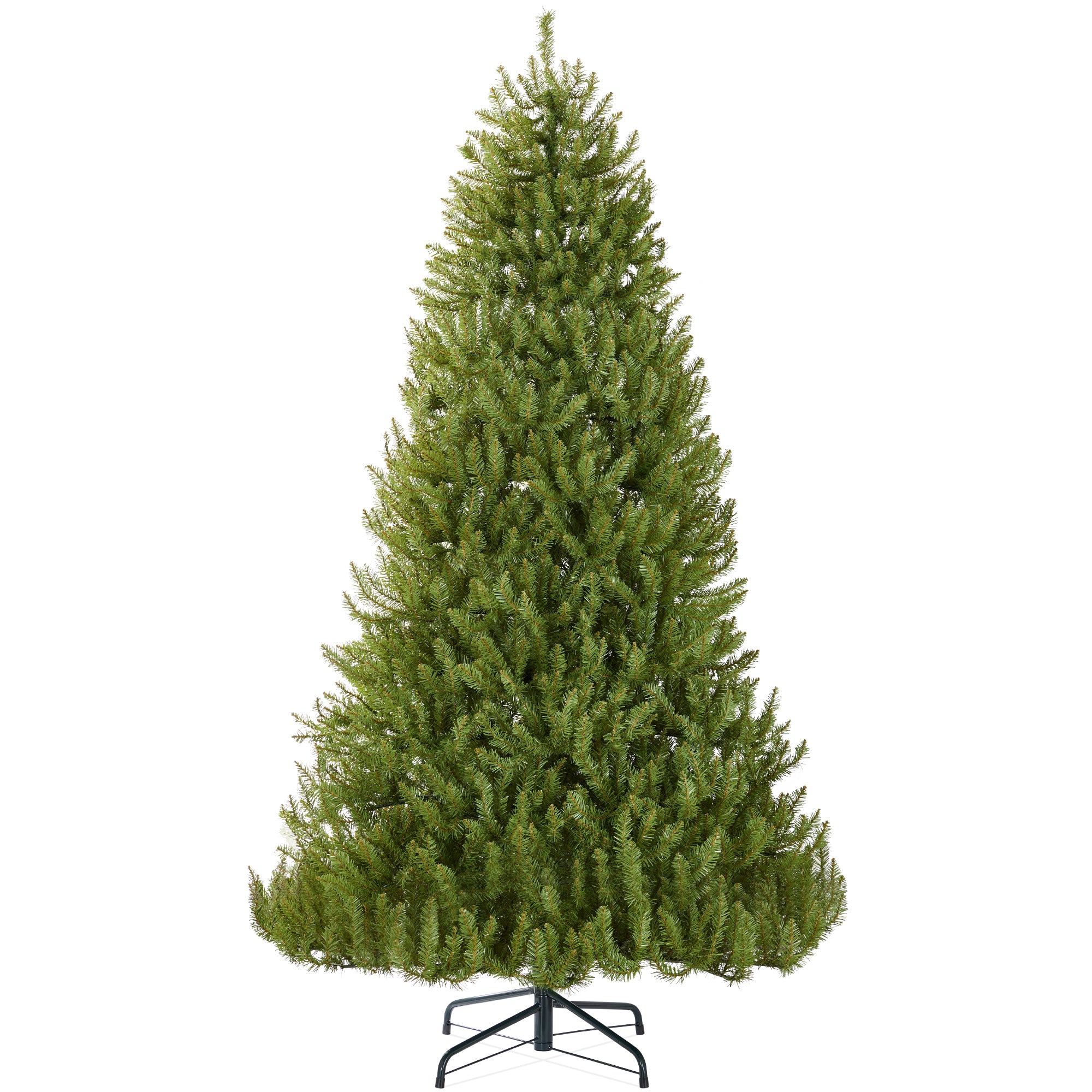 best choice Premium Artificial Nordic Fir Hinged Christmas Tree w/ Foldable Metal Base