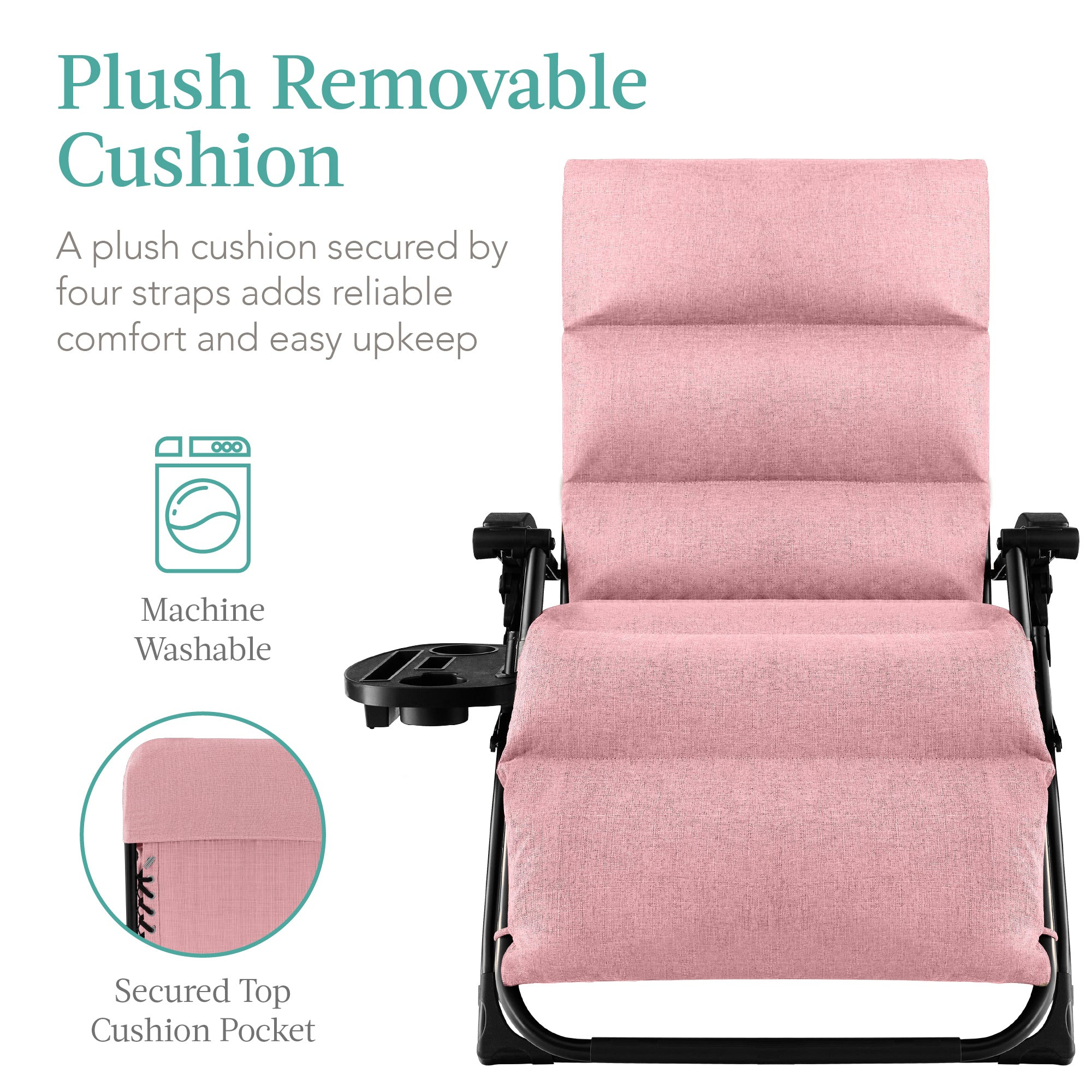 Oversized Zero Gravity Chair, Folding Outdoor Recliner w