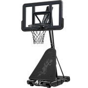 Adjustable 4.4-10ft Basketball Hoop, w/ Shatterproof Backboard,  Ball Return