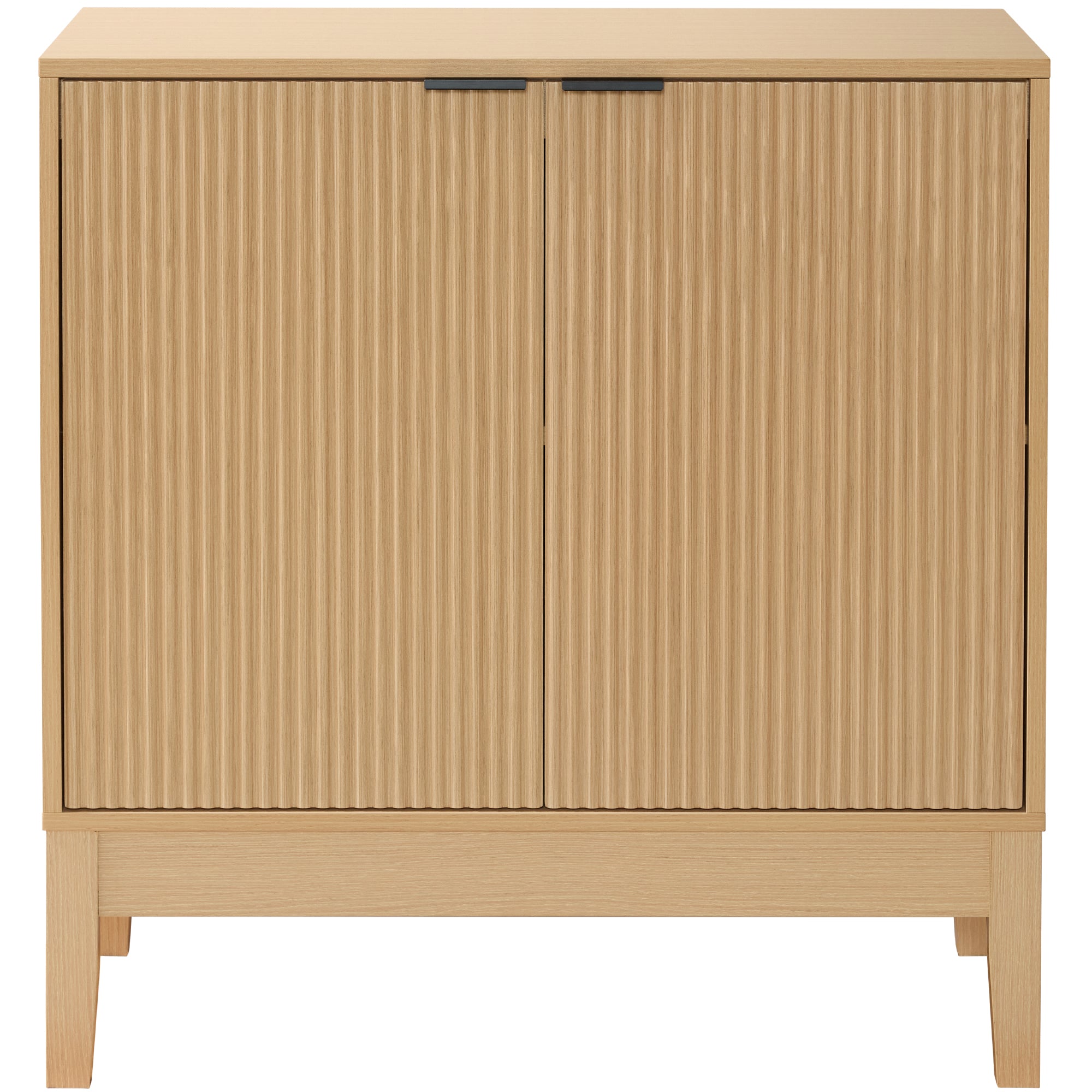 2-Door Reeded Storage Cabinet, Accent Furniture, Sideboard