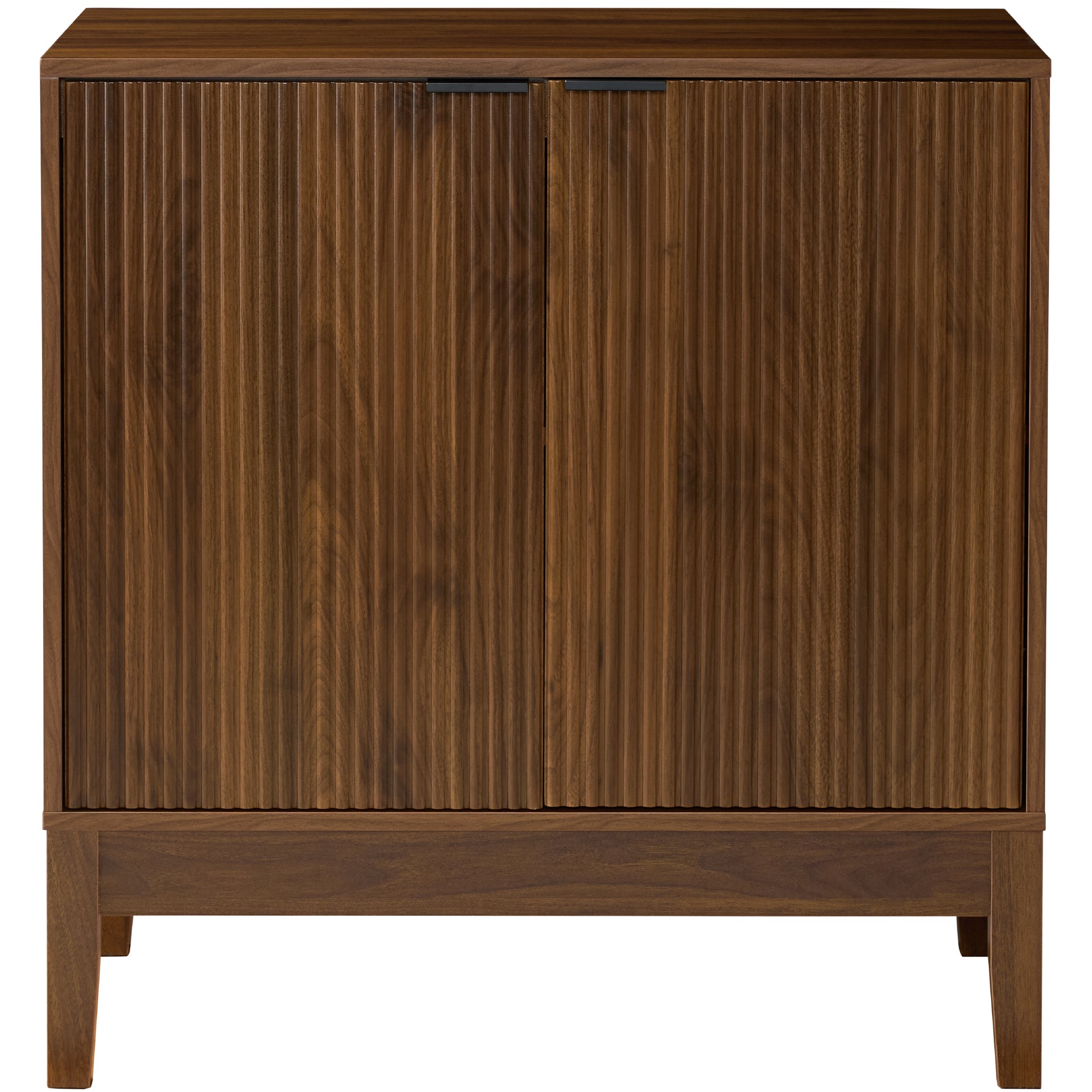 2-Door Reeded Storage Cabinet, Accent Furniture, Sideboard