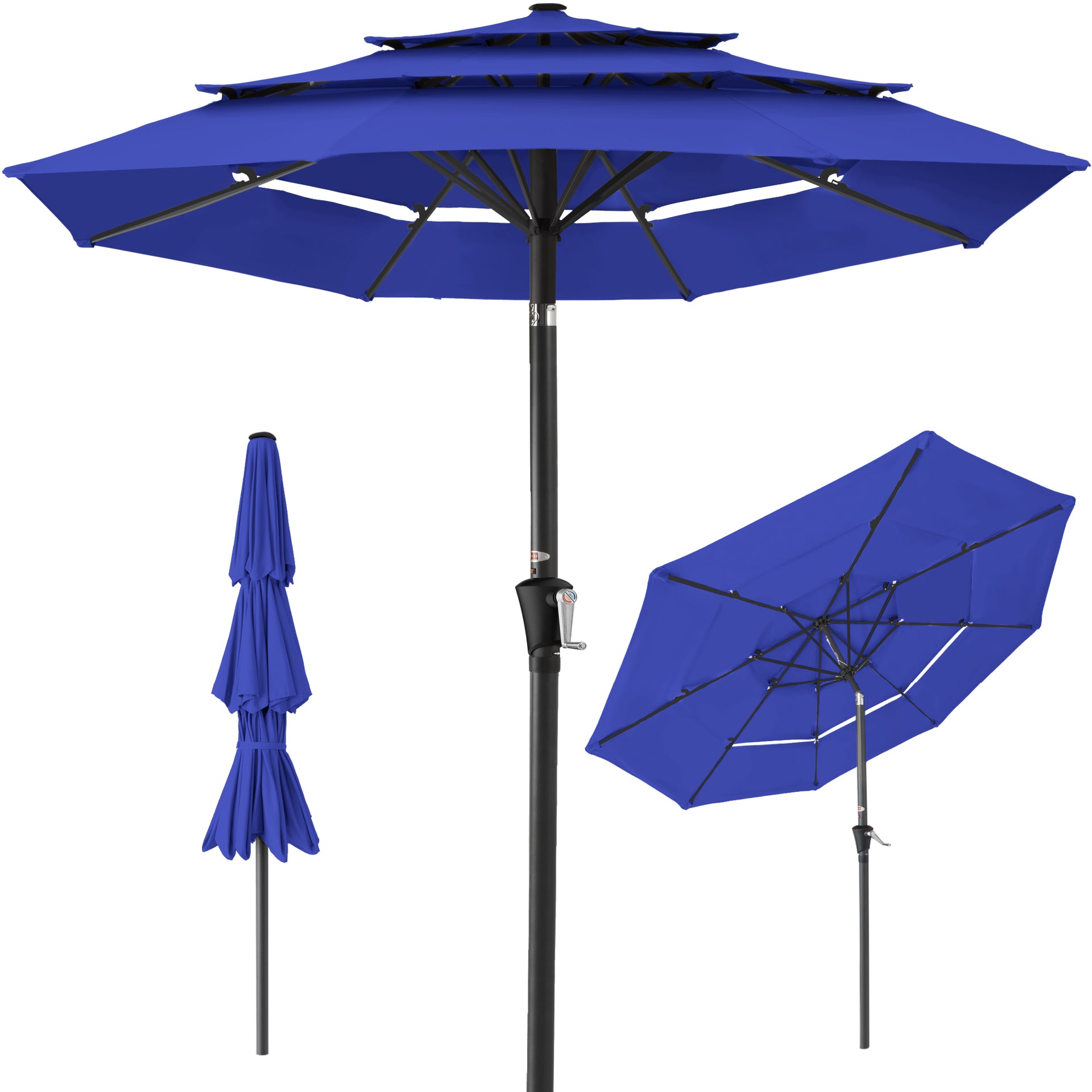 height adjustable patio umbrella 9' Tilt Market & Base Womens Best Choice Products 10ft 3 Galtech 736 9' Auto-Tilt Umbrella