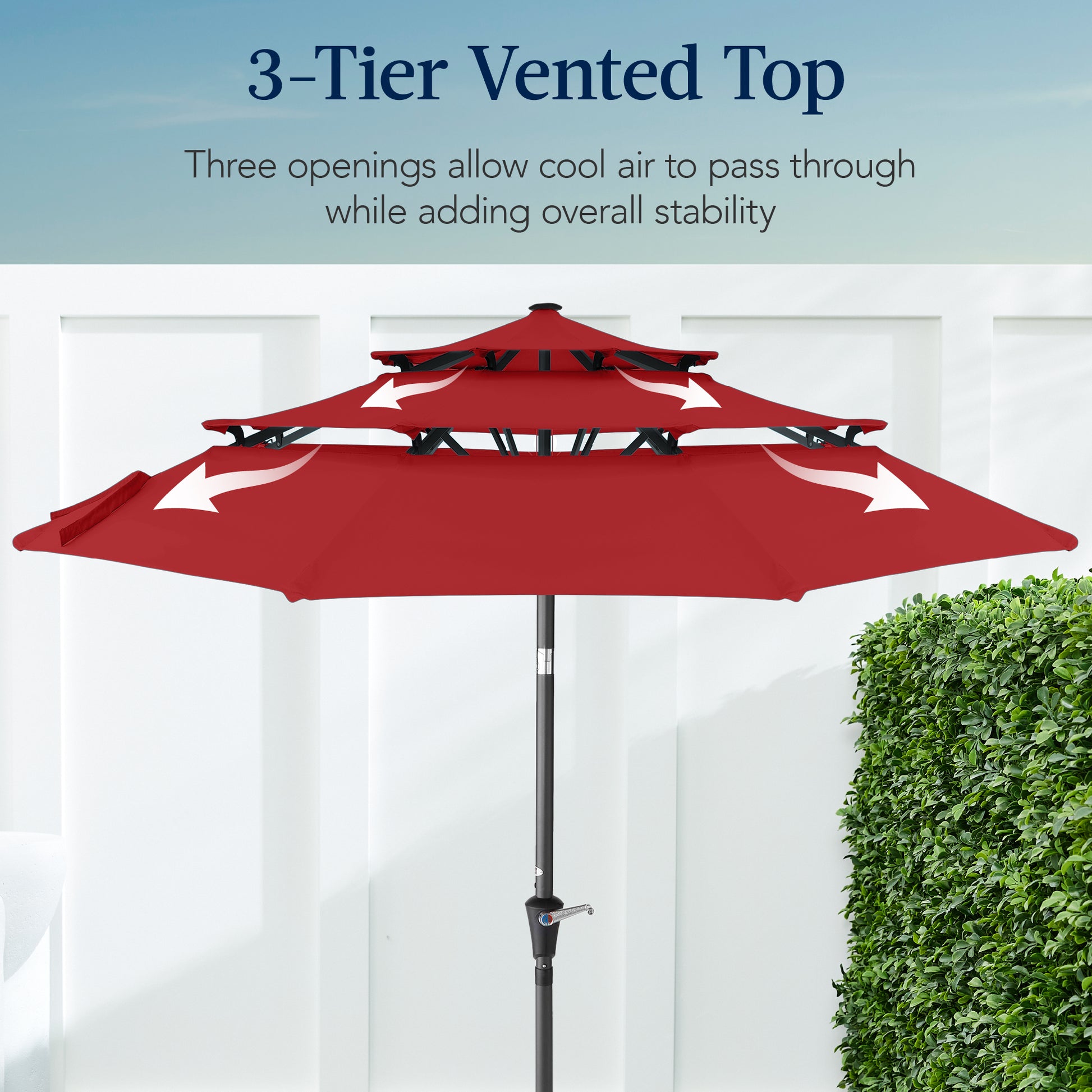 best brand patio umbrella EliteShade Classic 9ft Market Eurmax Turn your outdoor dining area into a shaded lounge for family and friends for any occasion The 6 Best Cantilever Umbrellas