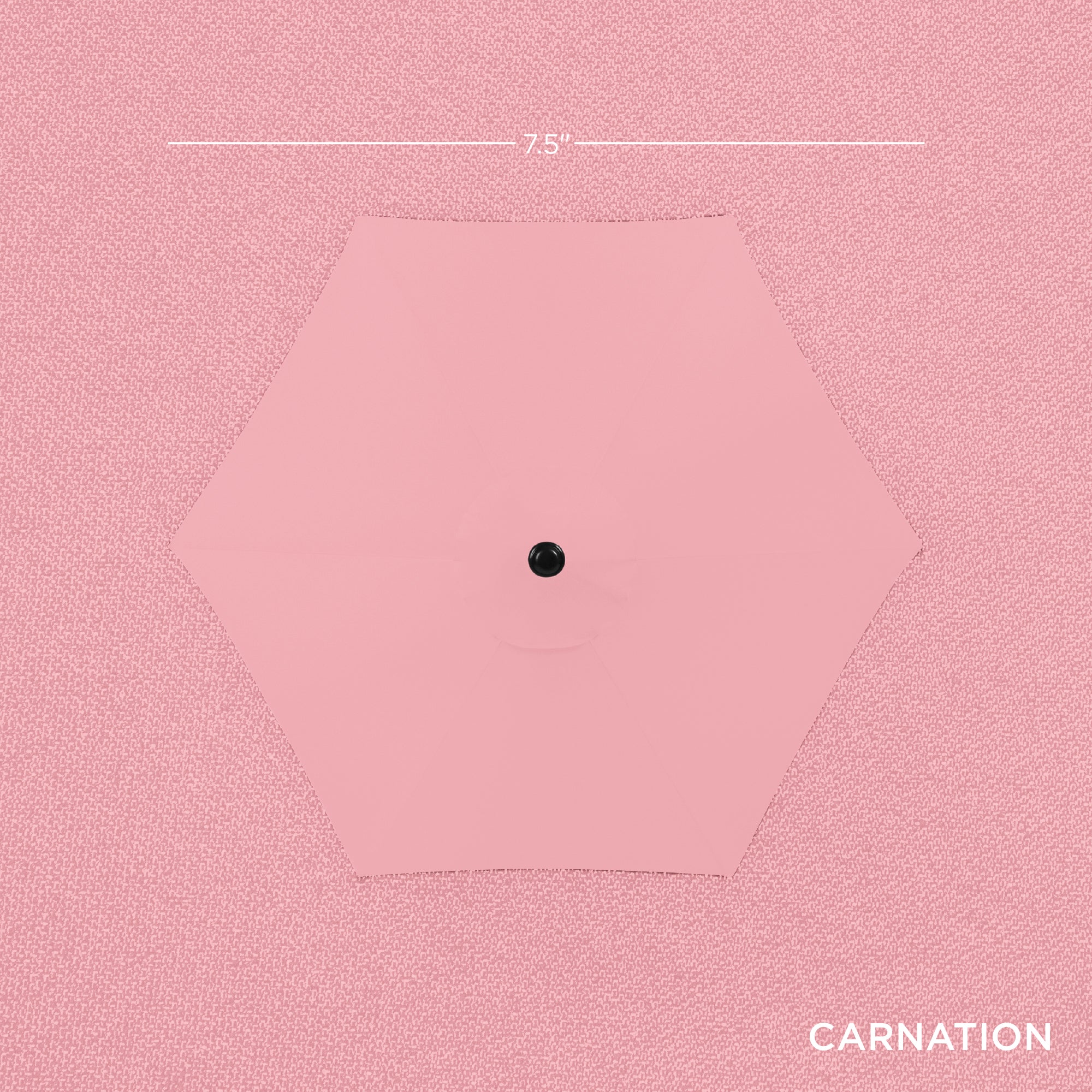 Outdoor Market Patio Umbrella w/ Push Button Tilt, Crank Lift - 7.5ft