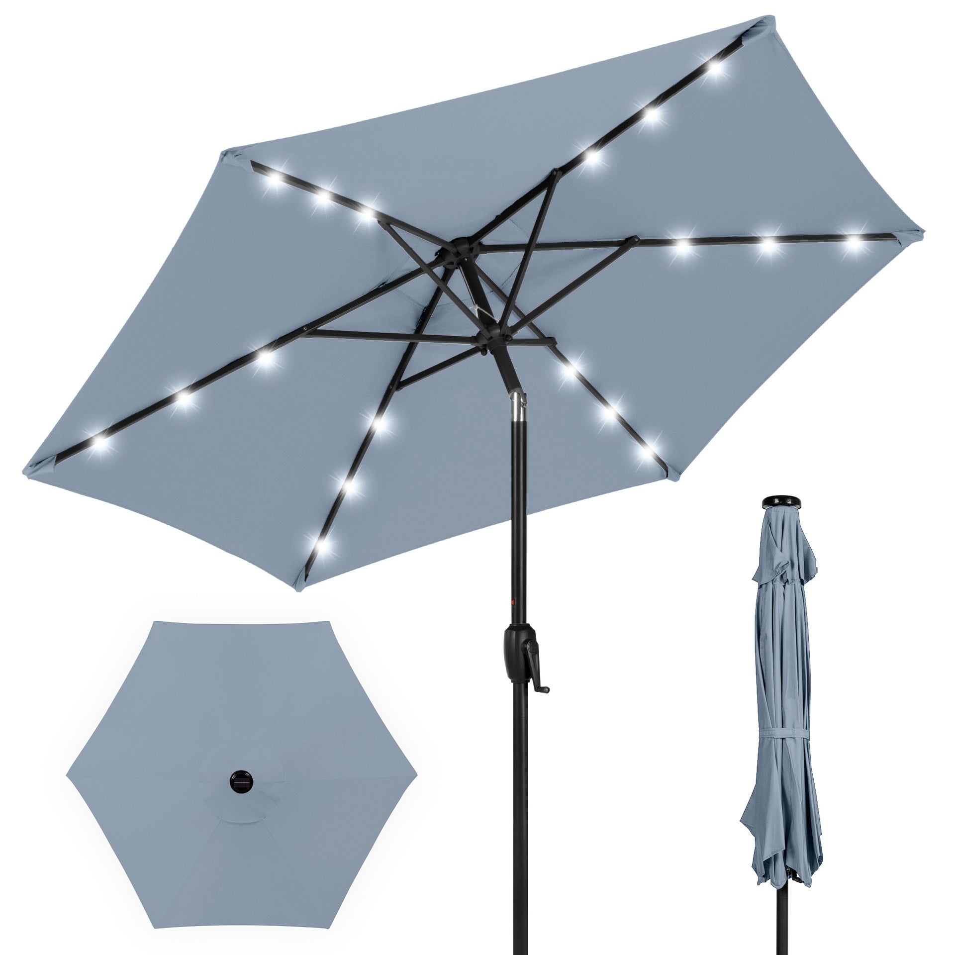 8x8 patio umbrella 8' x 8' Saville Square Umbrella